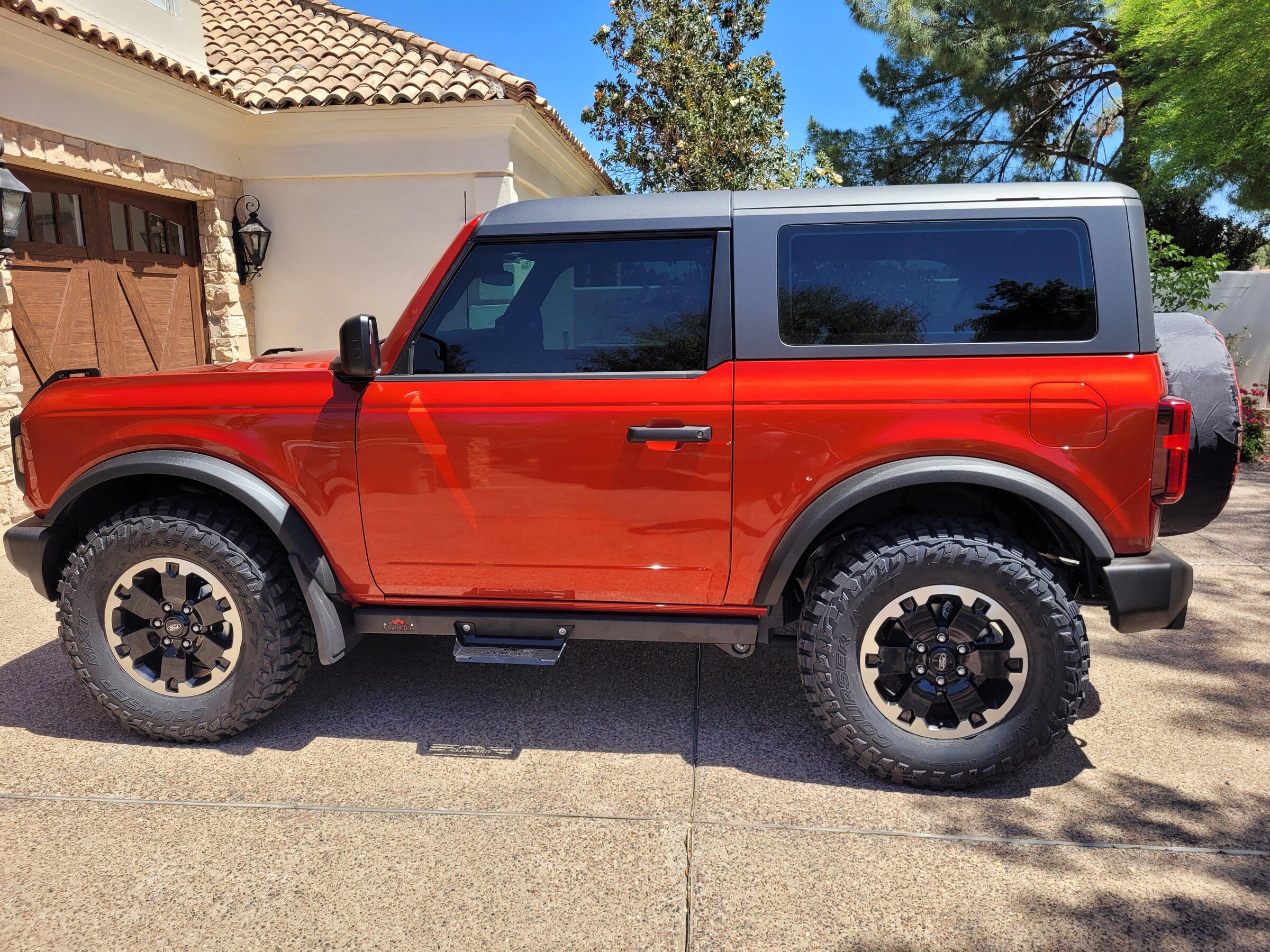 Ford Bronco Hot Pepper Red Base Bronco Budget Build 20220510_110631