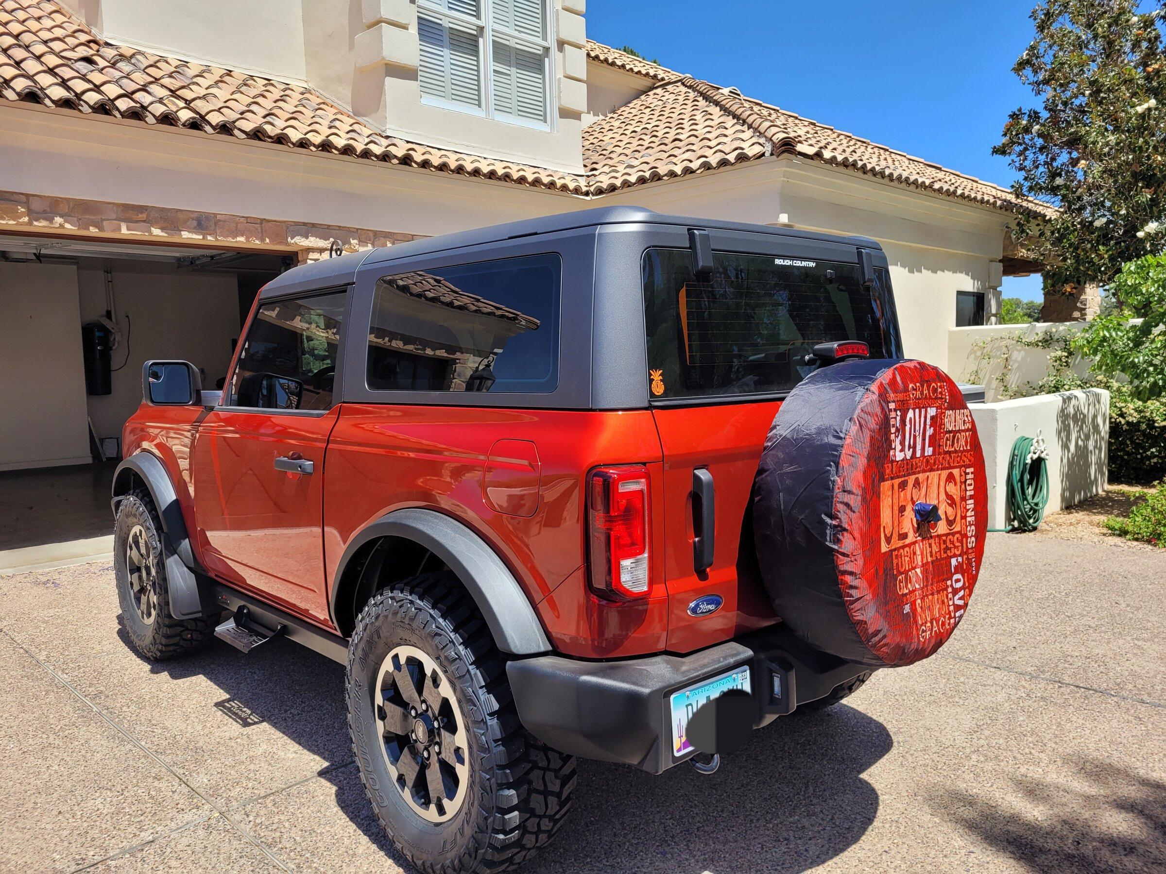 Ford Bronco Hot Pepper Red Base Bronco Budget Build 20220510_110803