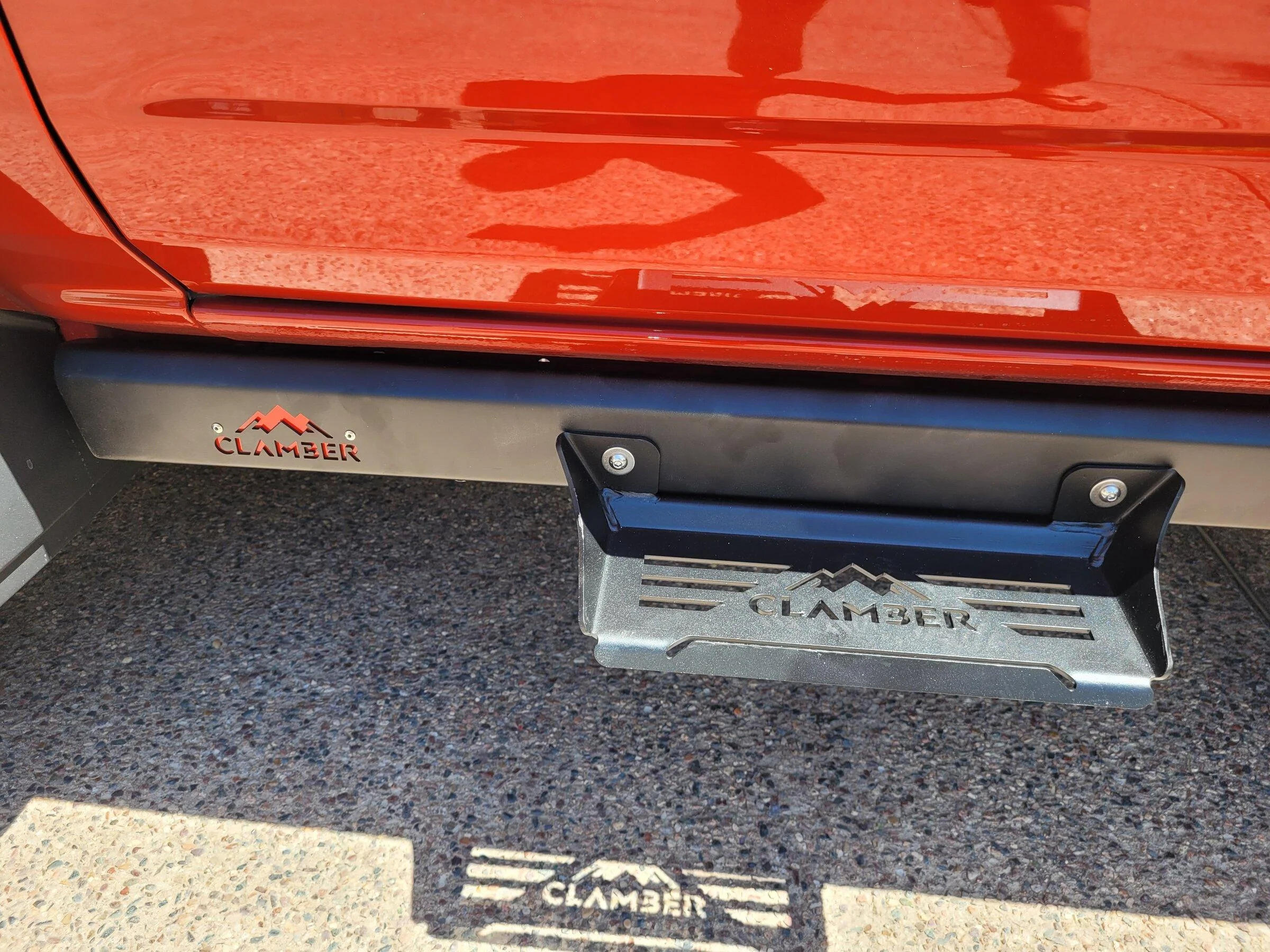 Ford Bronco Clamber removable side step/slider 20220510_110643