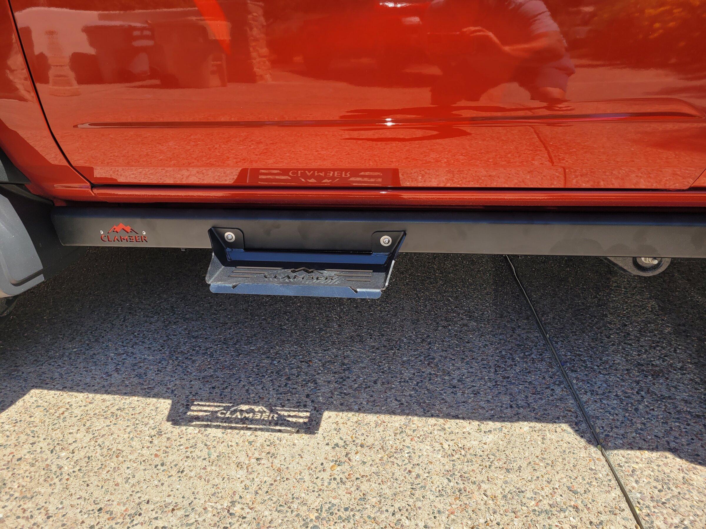 Ford Bronco Clamber removable side step/slider 20220510_110637