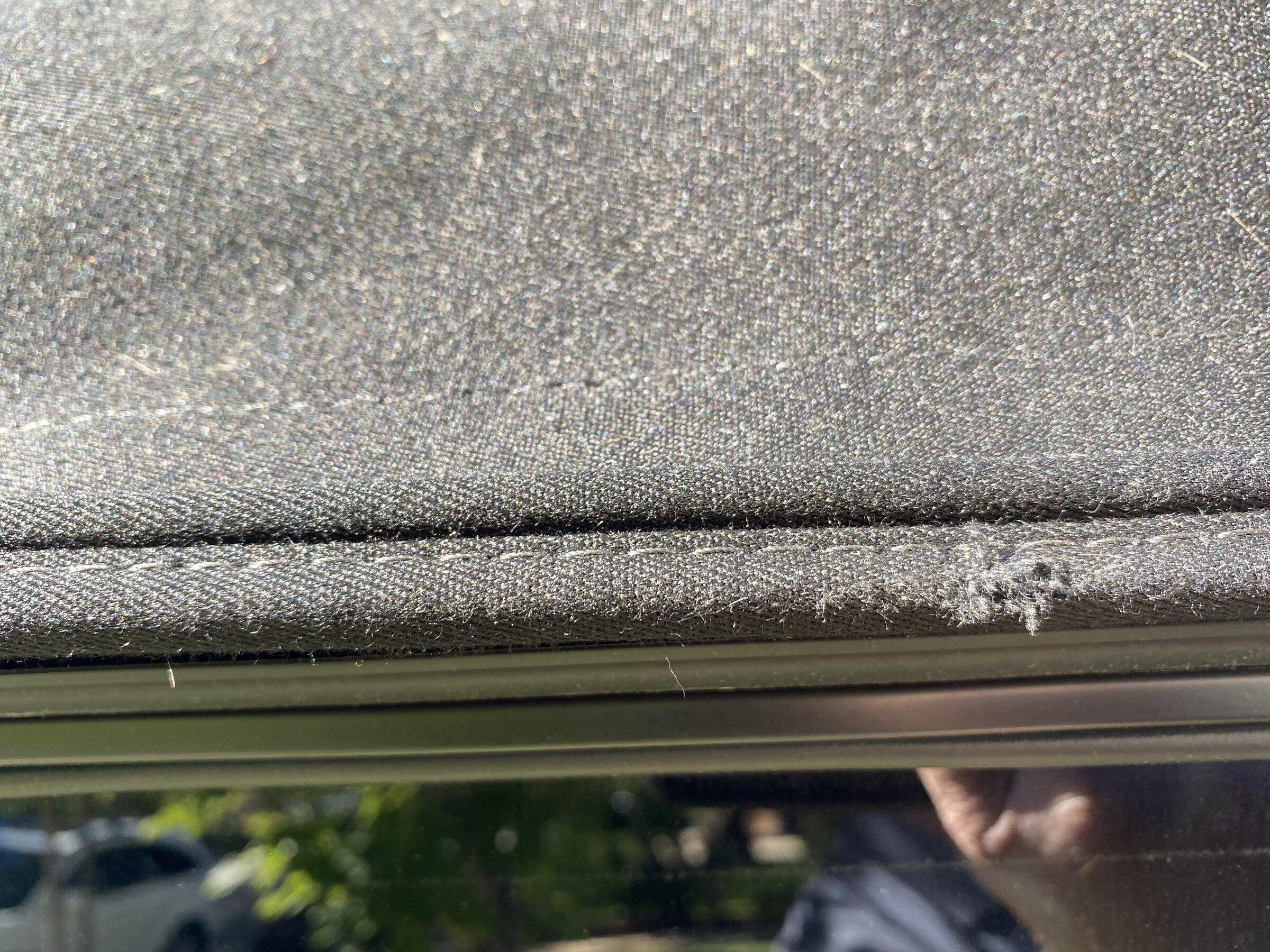 Ford Bronco Soft top fraying 1652300591869