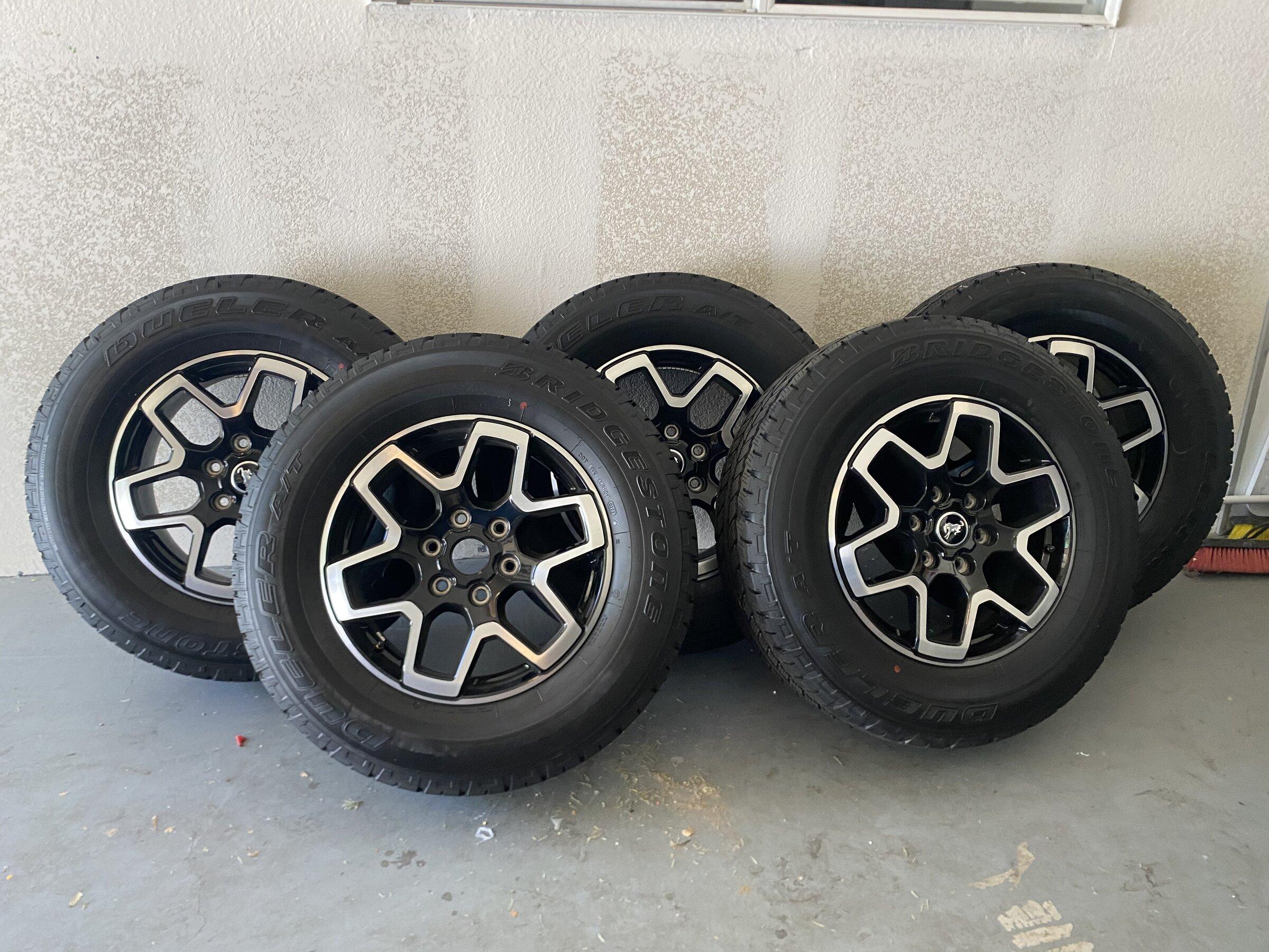 Ford Bronco OBX Wheels & Tires $600 OBO E45FC773-6774-4B81-93F1-7D033805727A