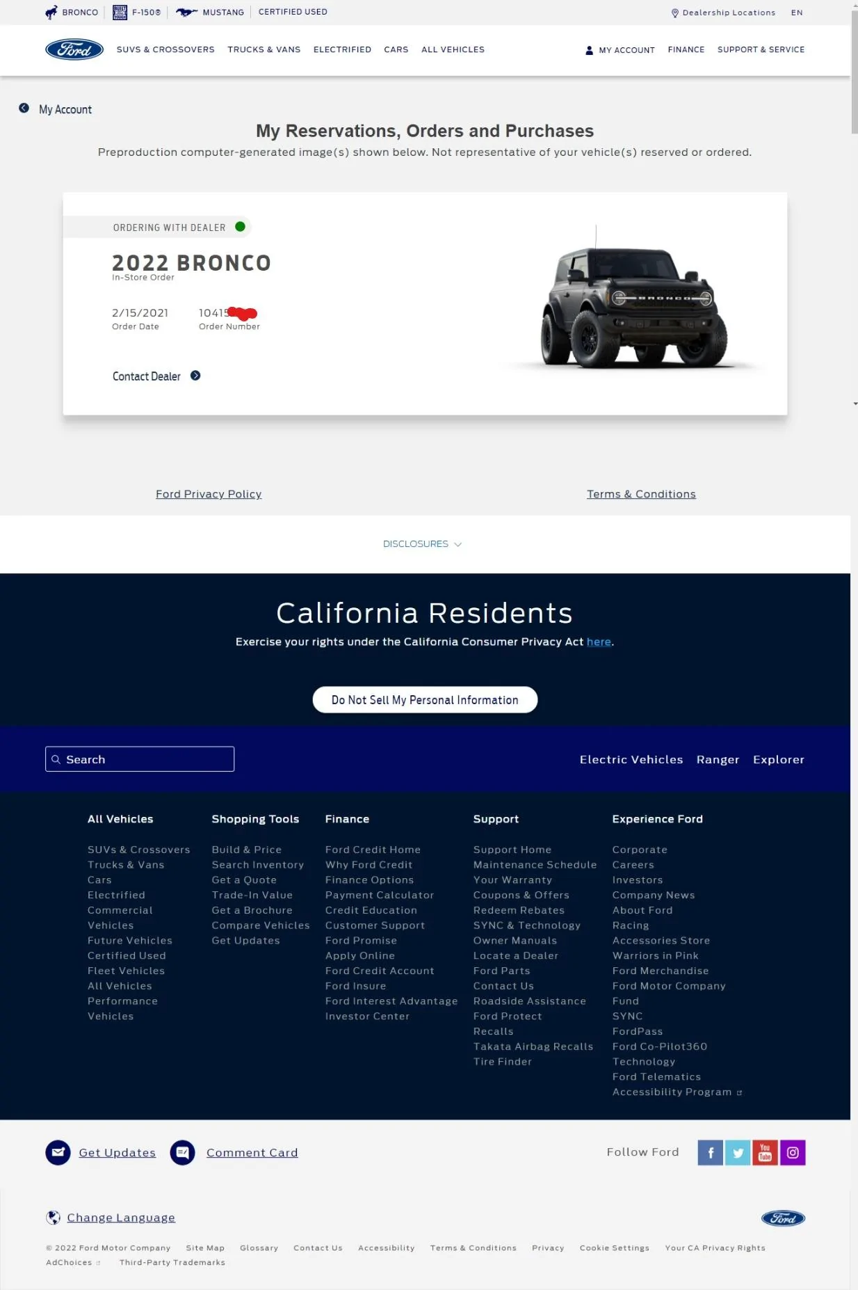 Ford Bronco Ford Order Confirmation Email Link Web capture_12-5-2022_14465_www.ford.com