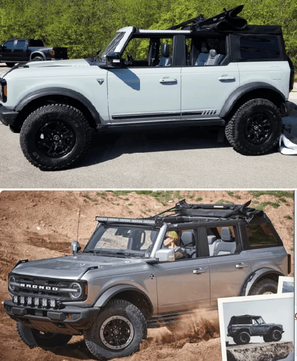 Ford Bronco Bestop Trektop Slantback soft top finally installed Top Comparison