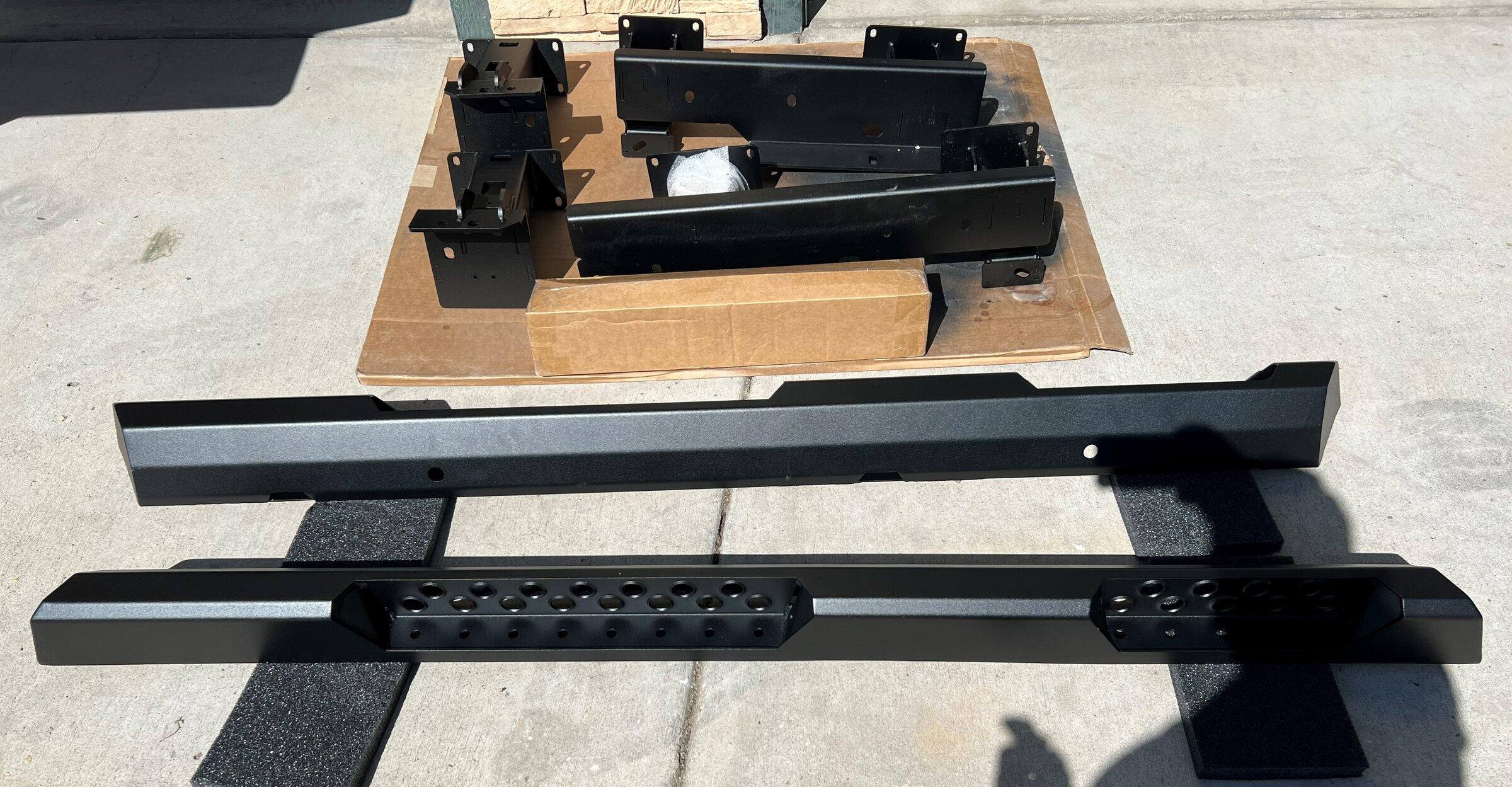 Ford Bronco Finally Frame Mounted Sliders from LOD OFFROAD!!! Steps complete