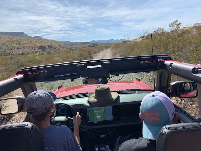 Ford Bronco RACE RED Bronco Club Kristen drivin