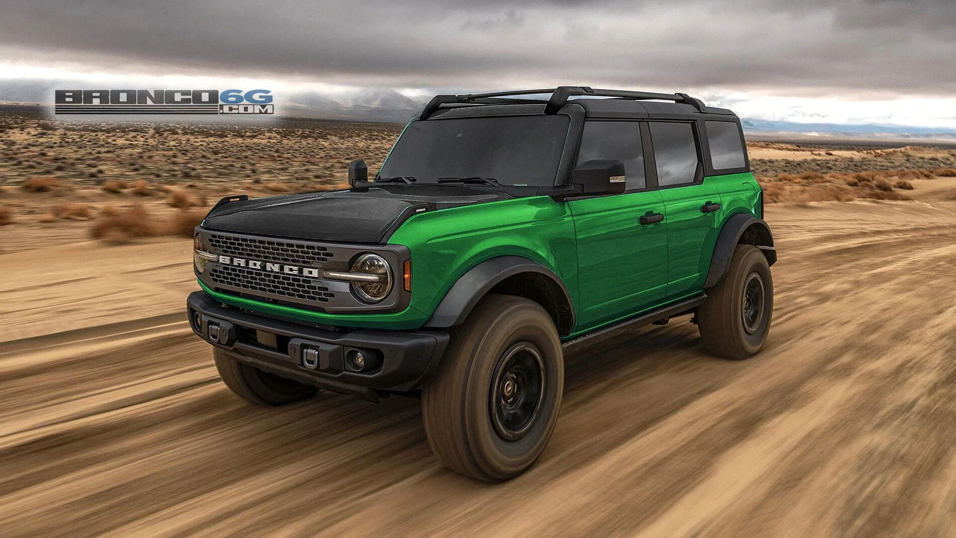 Ford Bronco Photoshop Request - Mamba Green Green2