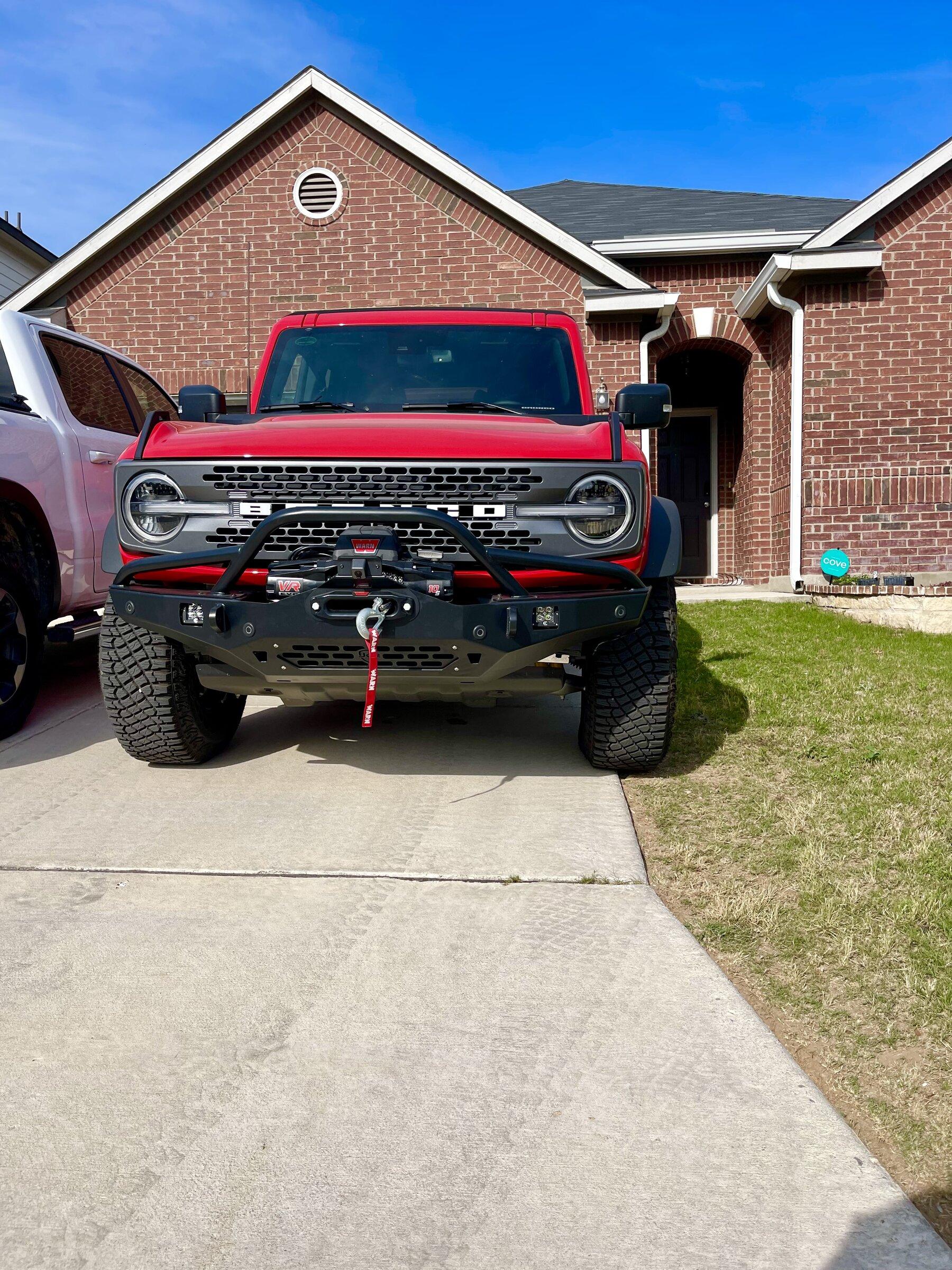 Ford Bronco LSM7581 Race Red Bronco Build 48538AB5-3759-42CB-81E5-14840993ECCF