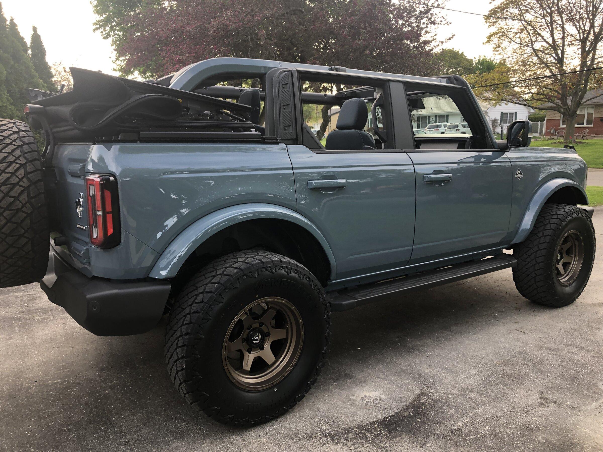 Ford Bronco Show us your installed wheel / tire upgrades here! (Pics) IMG_2572