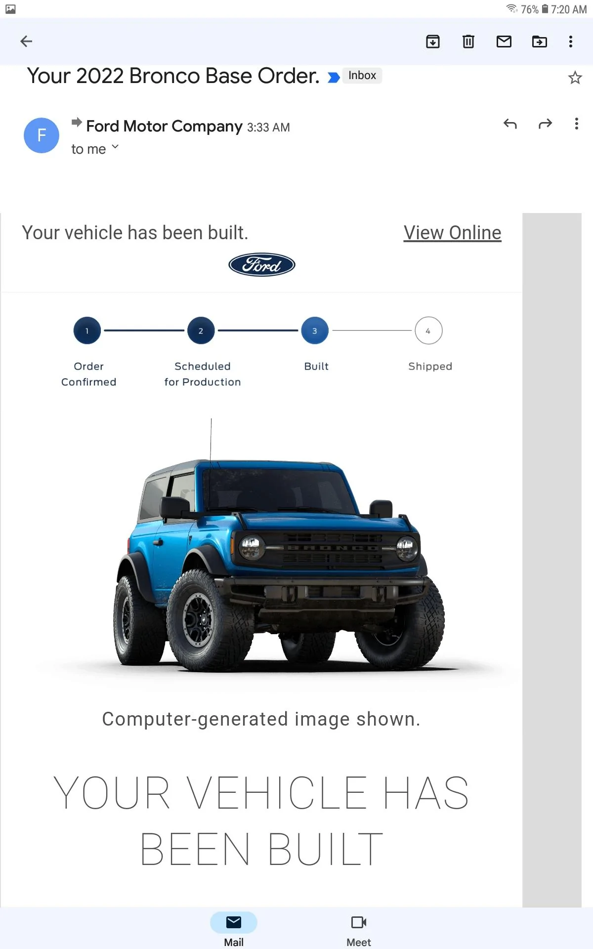 Ford Bronco 5/9 Build Week group. (ManSquatch Week) Screenshot_20220514-072005_Gmail