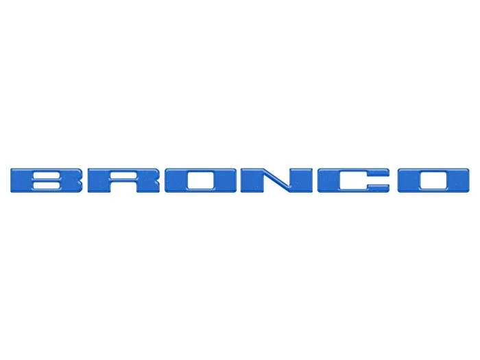 Ford Bronco Ford Accessories adds Grill Letters Emblems by TufSkinz (Various Colors) 1652535958781