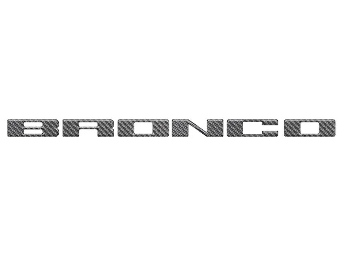 Ford Bronco Ford Accessories adds Grill Letters Emblems by TufSkinz (Various Colors) 1652536285145