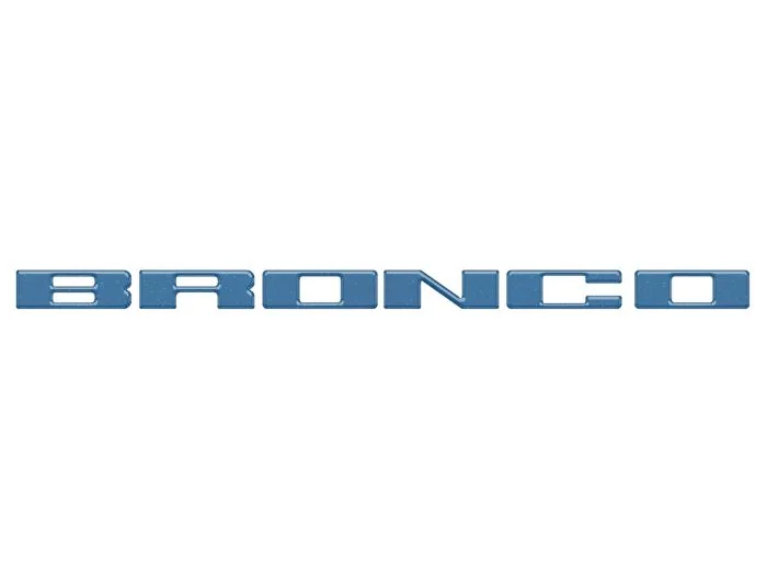 Ford Bronco Ford Accessories adds Grill Letters Emblems by TufSkinz (Various Colors) 1652536326061
