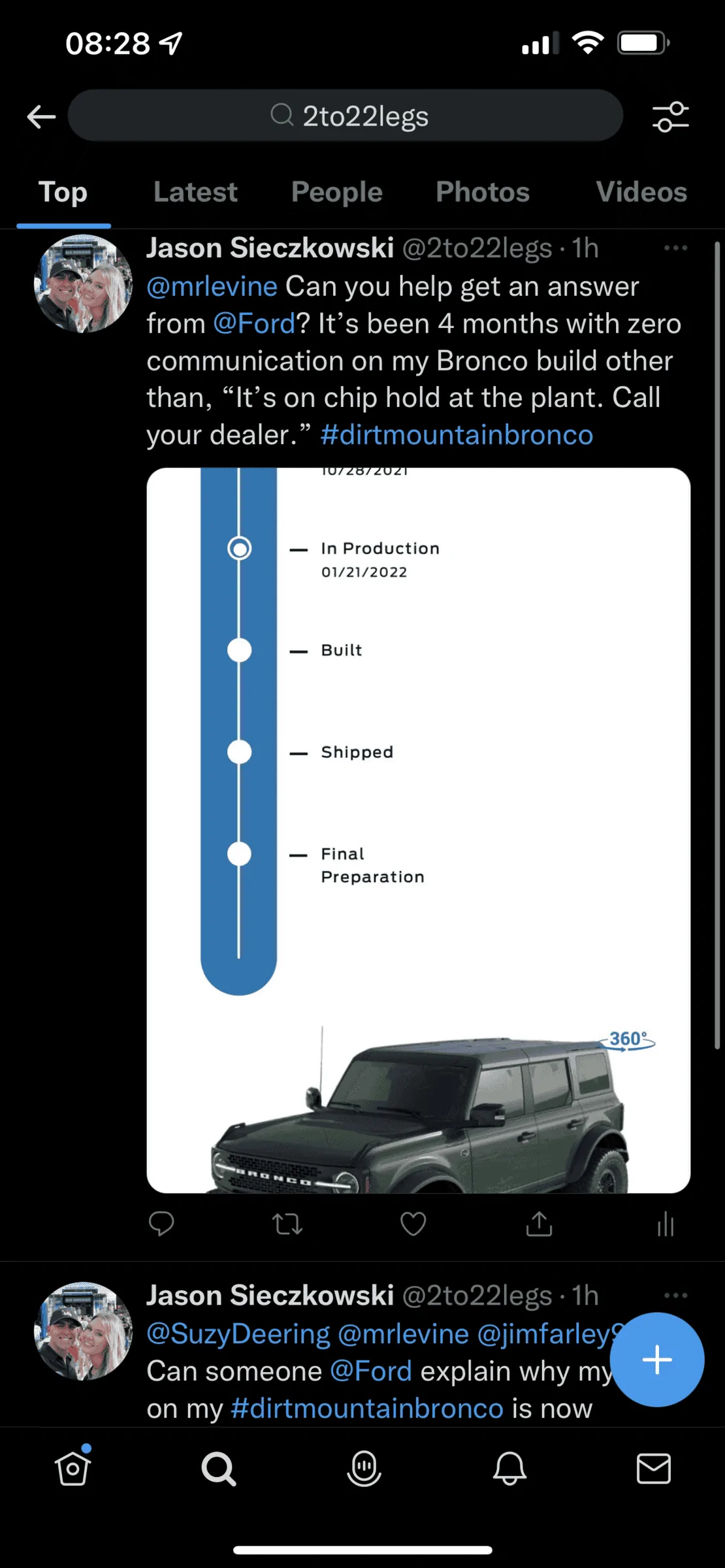 Ford Bronco 🛠 1/17/2022 Build week group 7BC929FE-6693-41F0-BCC5-1C1CF7738AFE