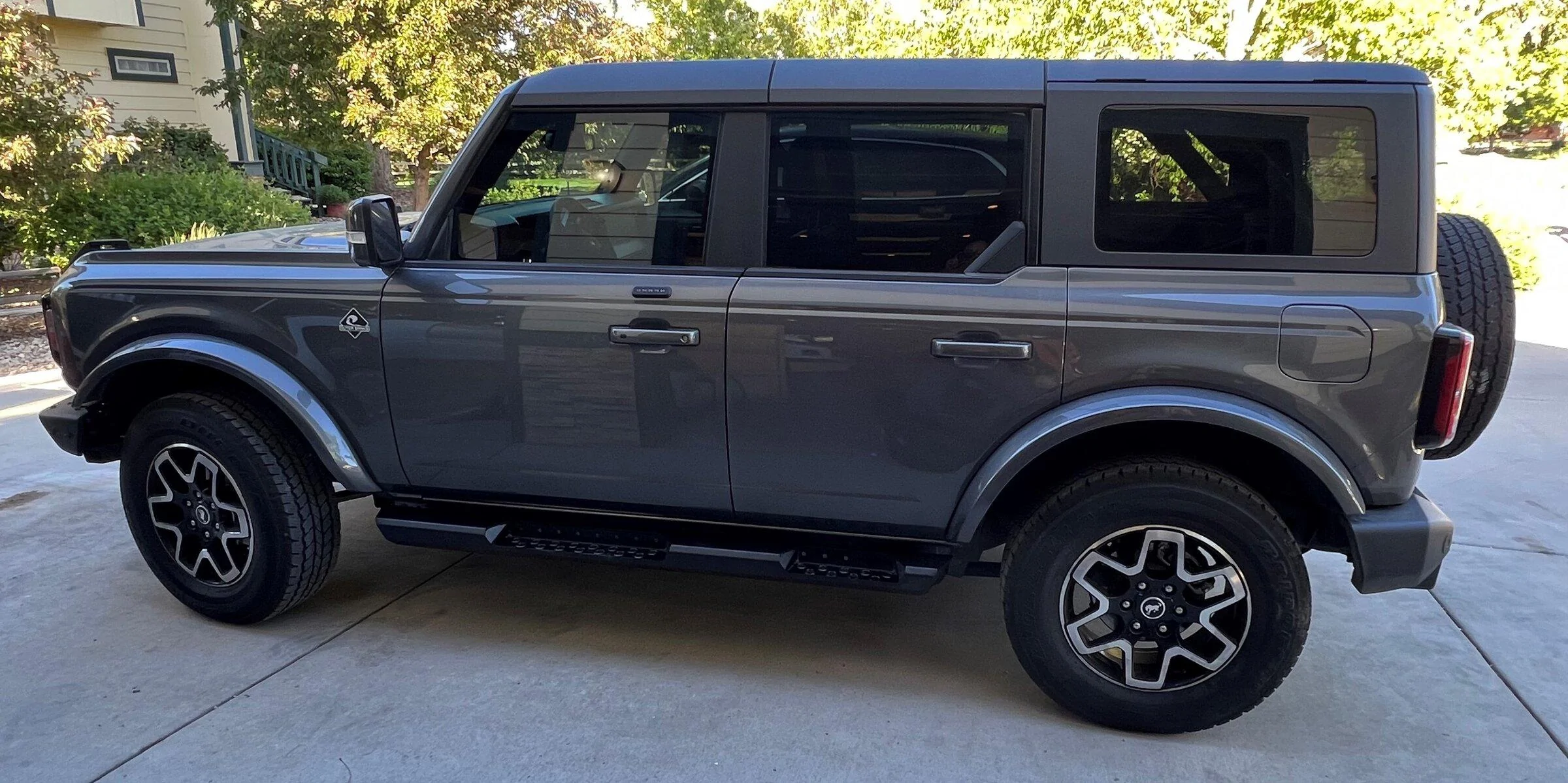 Ford Bronco Finally Frame Mounted Sliders from LOD OFFROAD!!! Steps Driver Rear