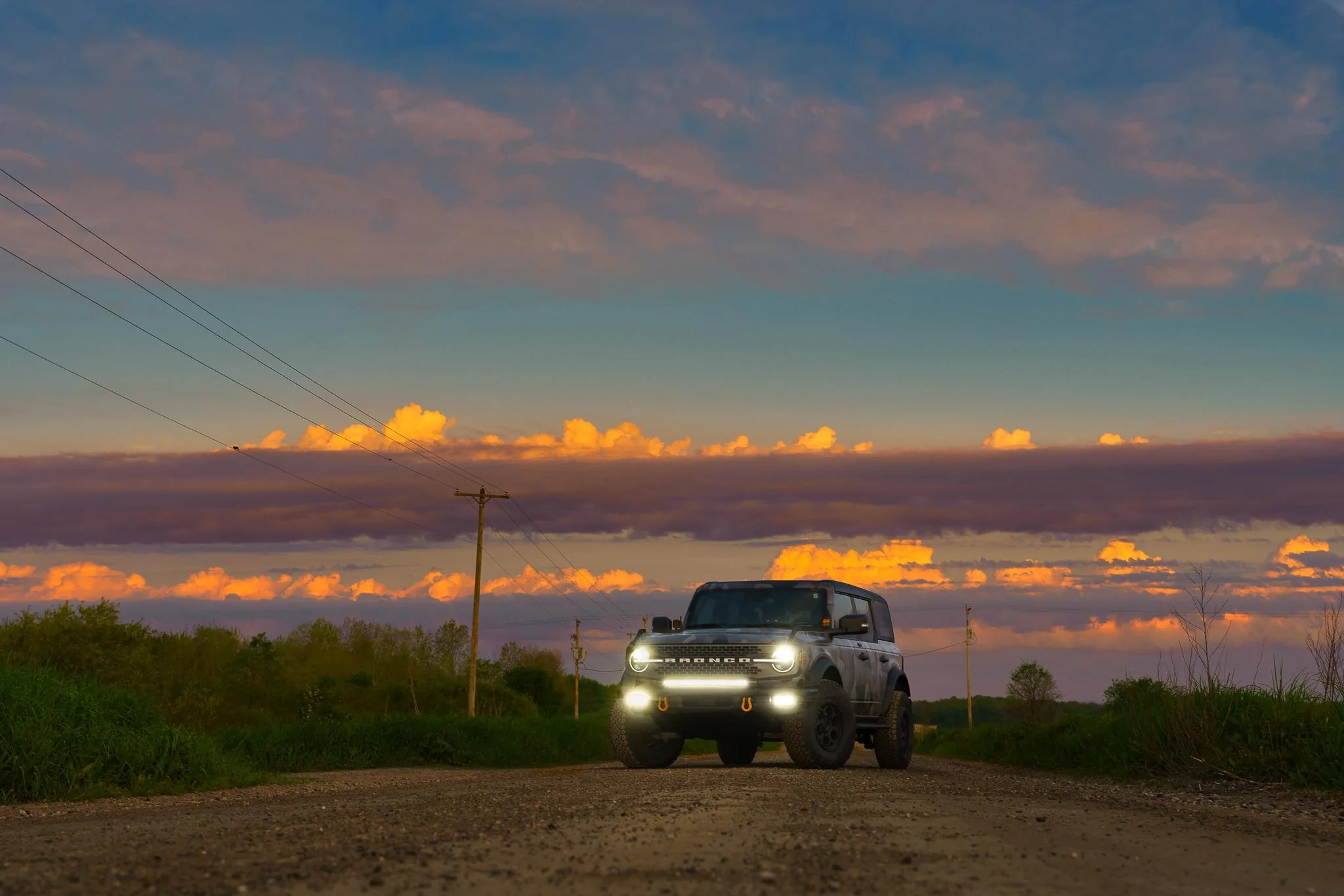 Ford Bronco Just Another Bronco Sunrise Country Road Bronco_FB