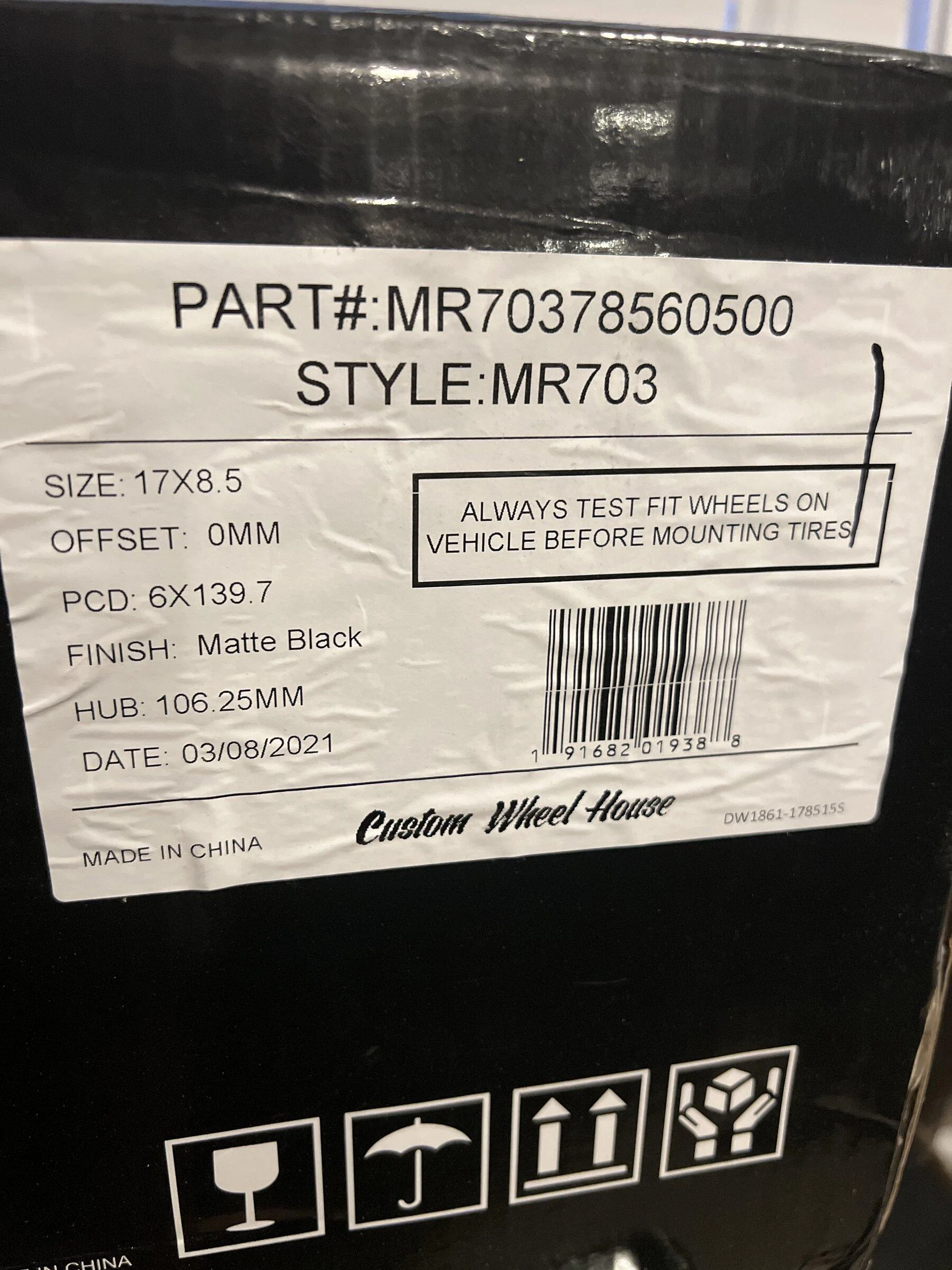 Ford Bronco FS: Method 703 Matte Black (brand new) imag