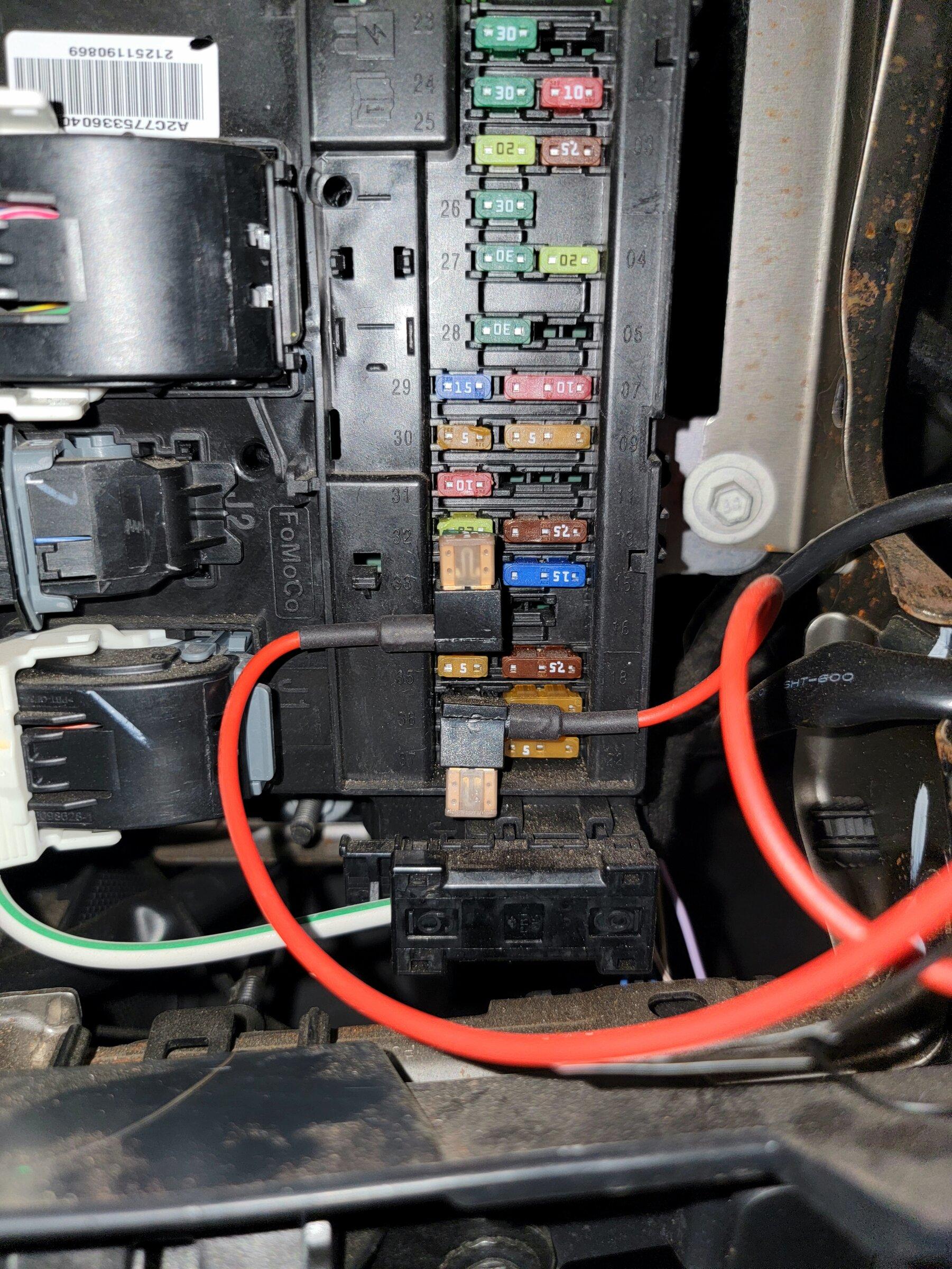 Ford Bronco Fuse Taps - questions on install 20220515_190542