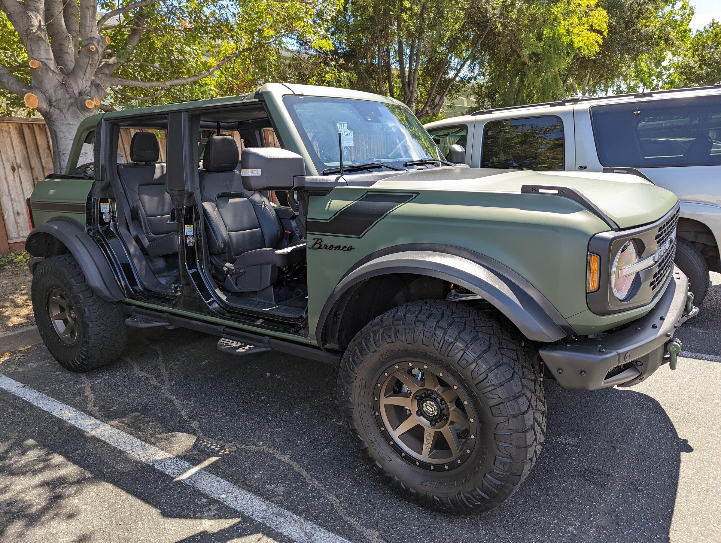 Ford Bronco Show us your installed wheel / tire upgrades here! (Pics) PXL_20220515_213438223