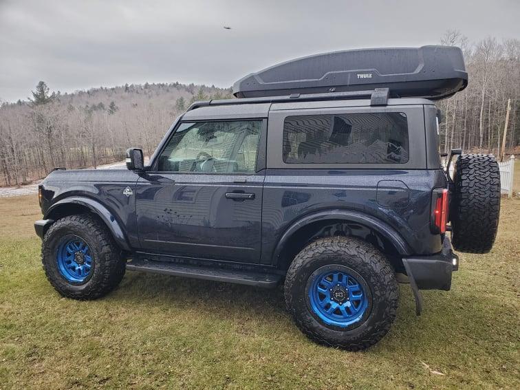 Ford Bronco Show us your installed wheel / tire upgrades here! (Pics) 268727769_620026845902566_4816682106227505028_n