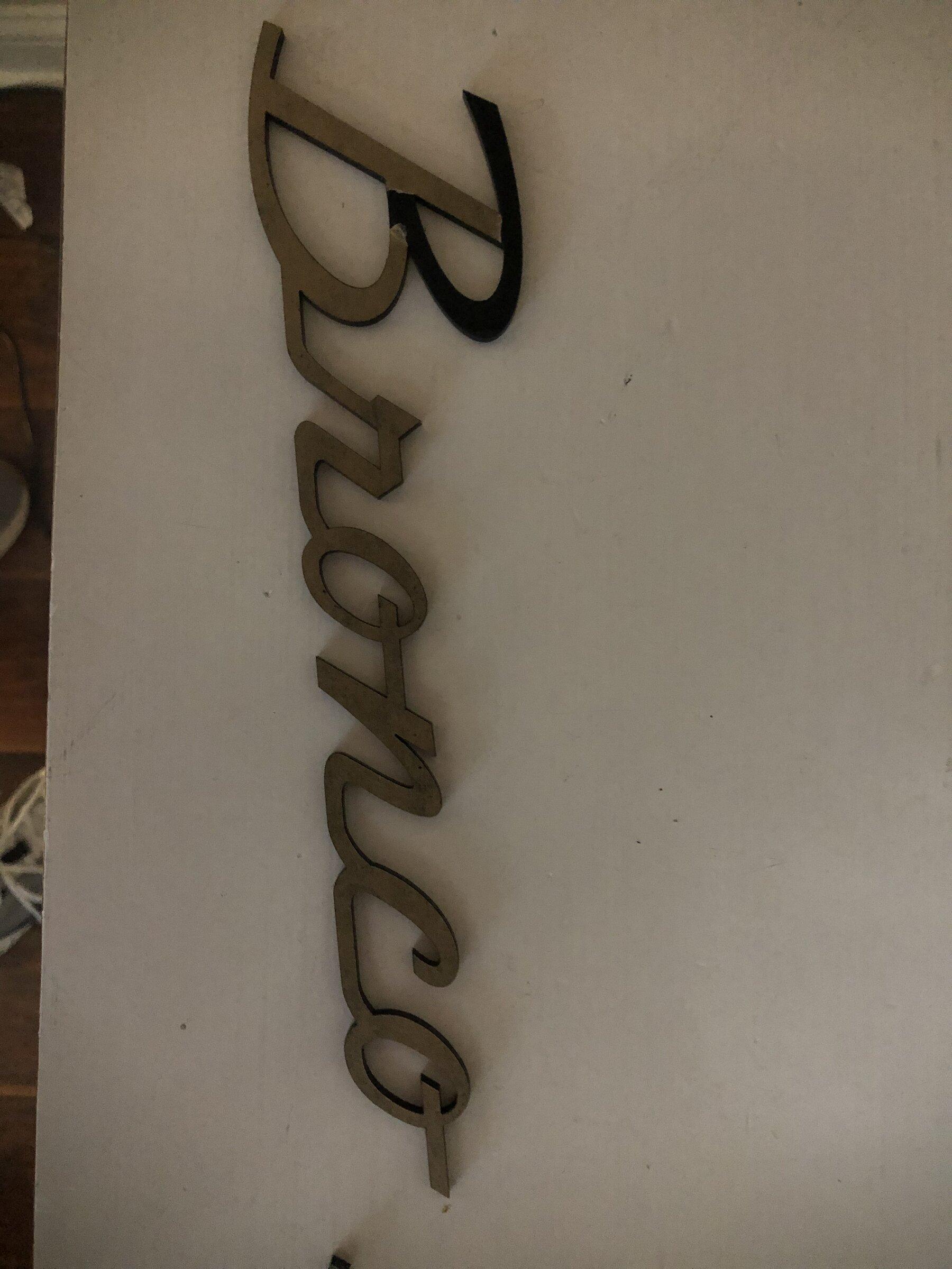 Ford Bronco Gloss black OCDPlug Script emblems 0EC7667A-21FA-4D32-8C6B-2ADA61037519