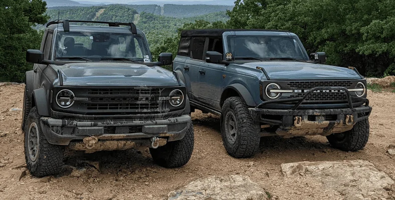 Ford Bronco 3 Broncos tackle the Fun Run 2022 at Hot Springs Off Road Park 1652788611575