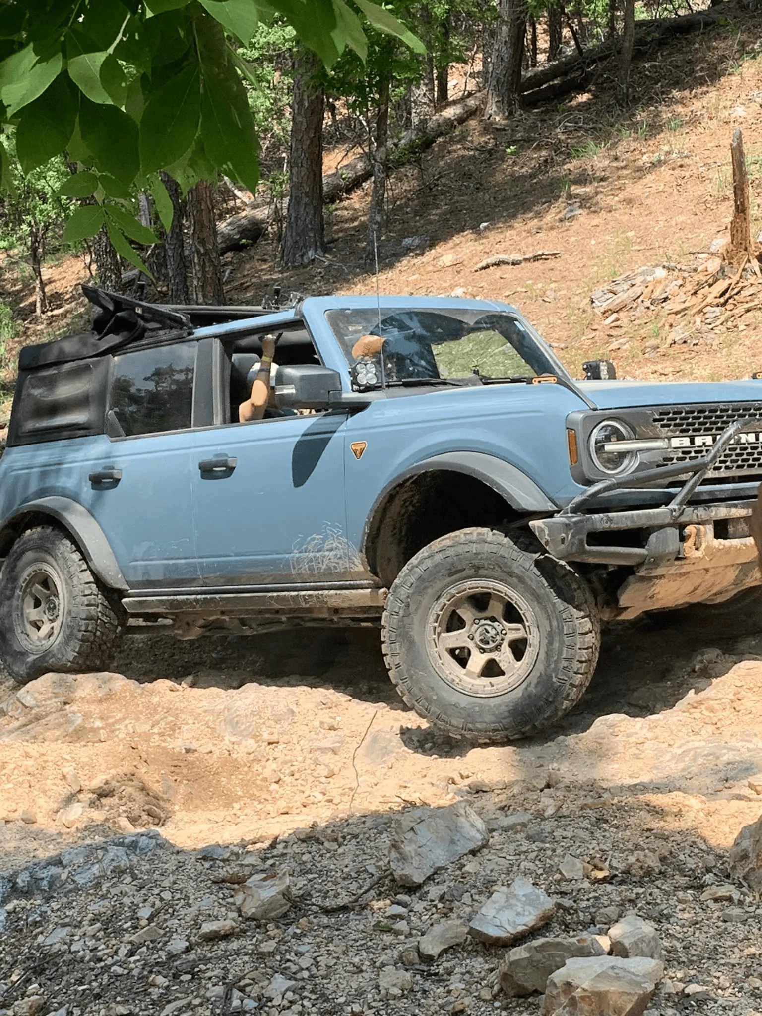 Ford Bronco 3 Broncos tackle the Fun Run 2022 at Hot Springs Off Road Park 1652790847498