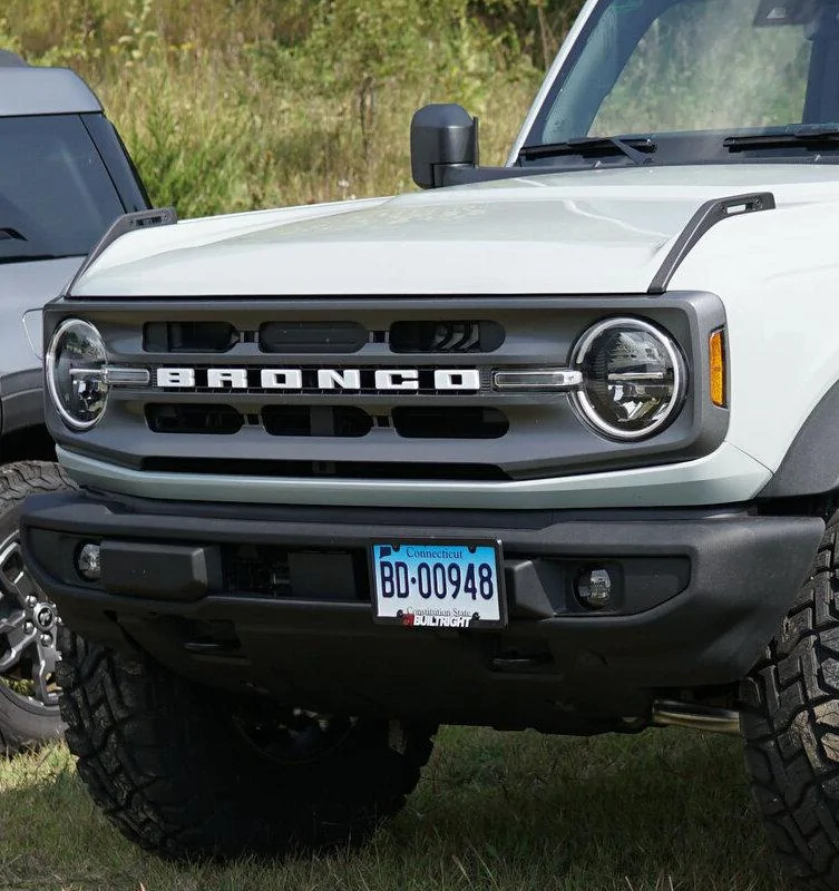 Ford Bronco Front License Plate placement plastic