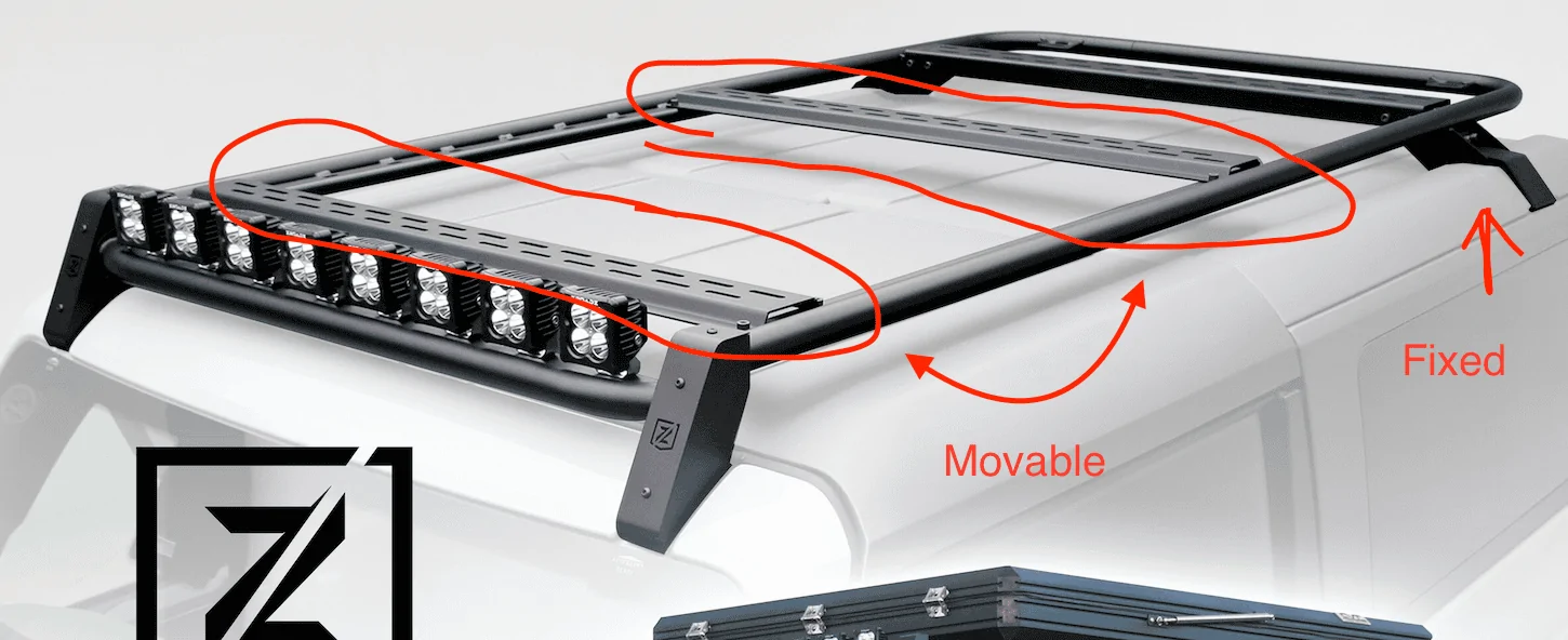 Ford Bronco 2 Door and 4 Door Roof Racks by ZROADZ Screen Shot 2022-05-17 at 8.17.43 AM
