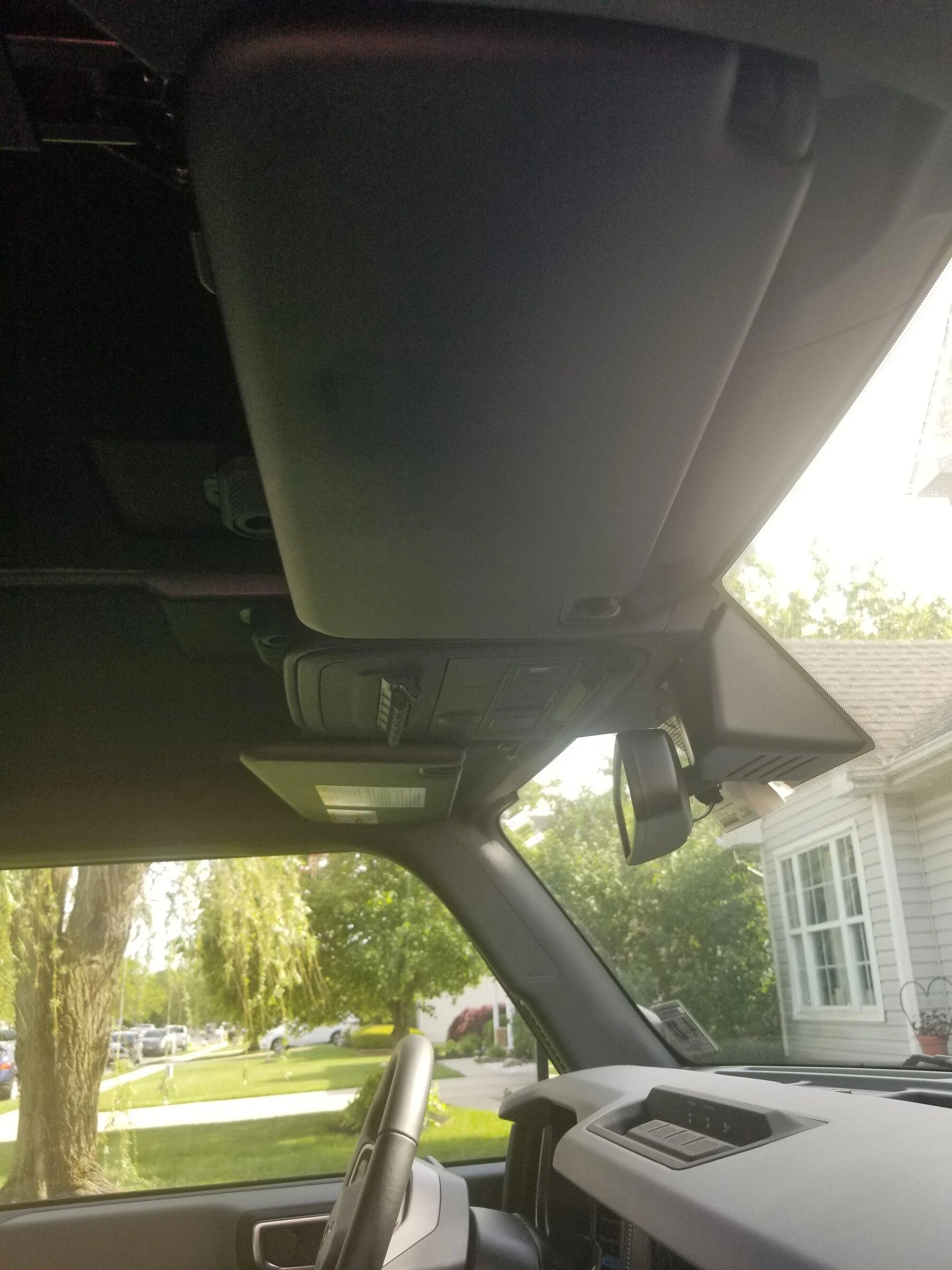 Ford Bronco Leather Sun Visor Cover DIY visor