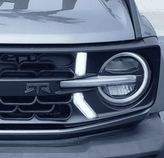 Ford Bronco Carbonized Gray Bronco | RTR Grille, Ford Hood Scoop, Roof Lights, Ditch Lights, Asfir Skids Screen Shot 2022-05-17 at 3.48.04 PM