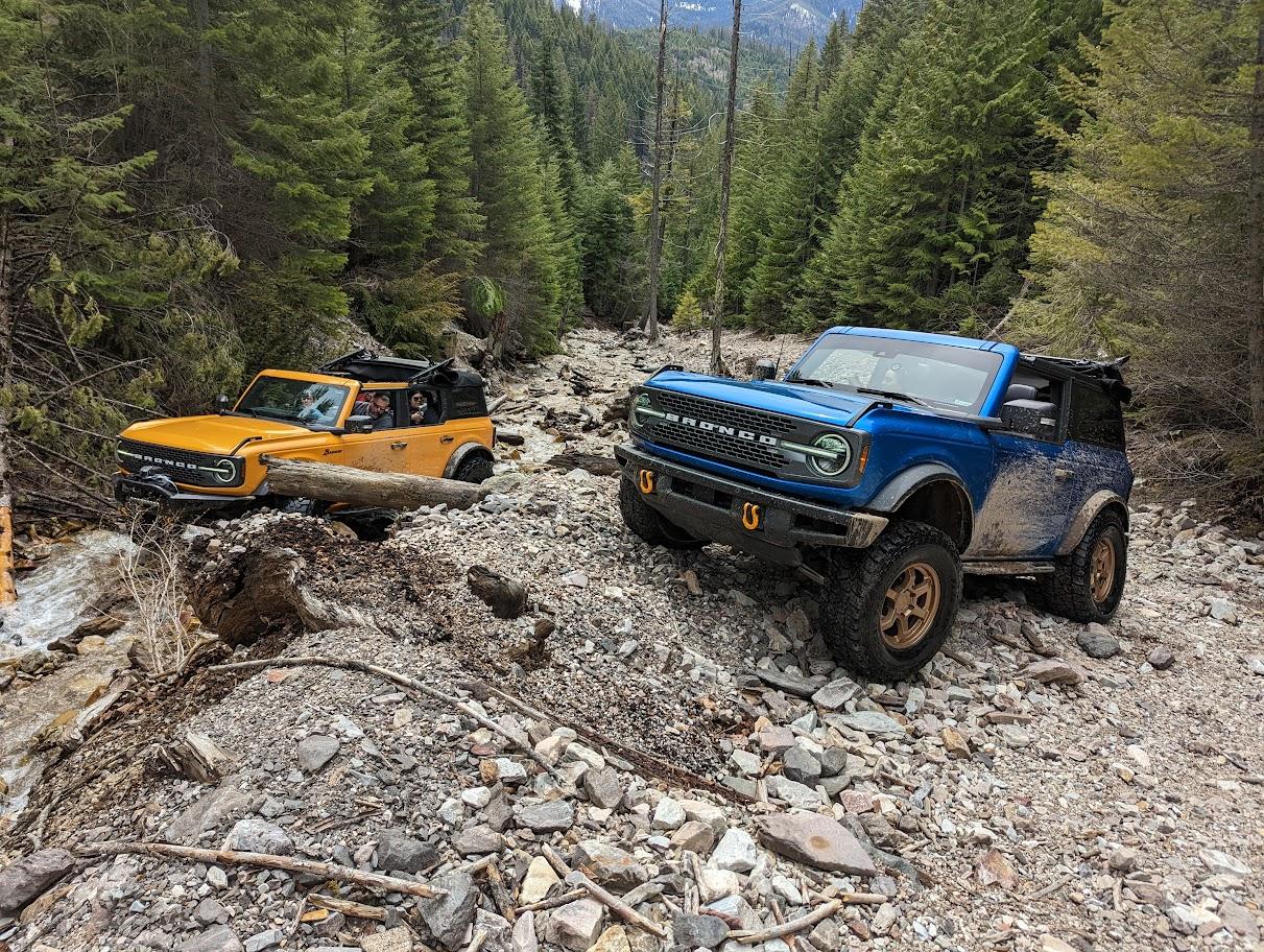 Ford Bronco Two Broncos and a Jeep Run Compressor Trail PXL_20220515_191852825