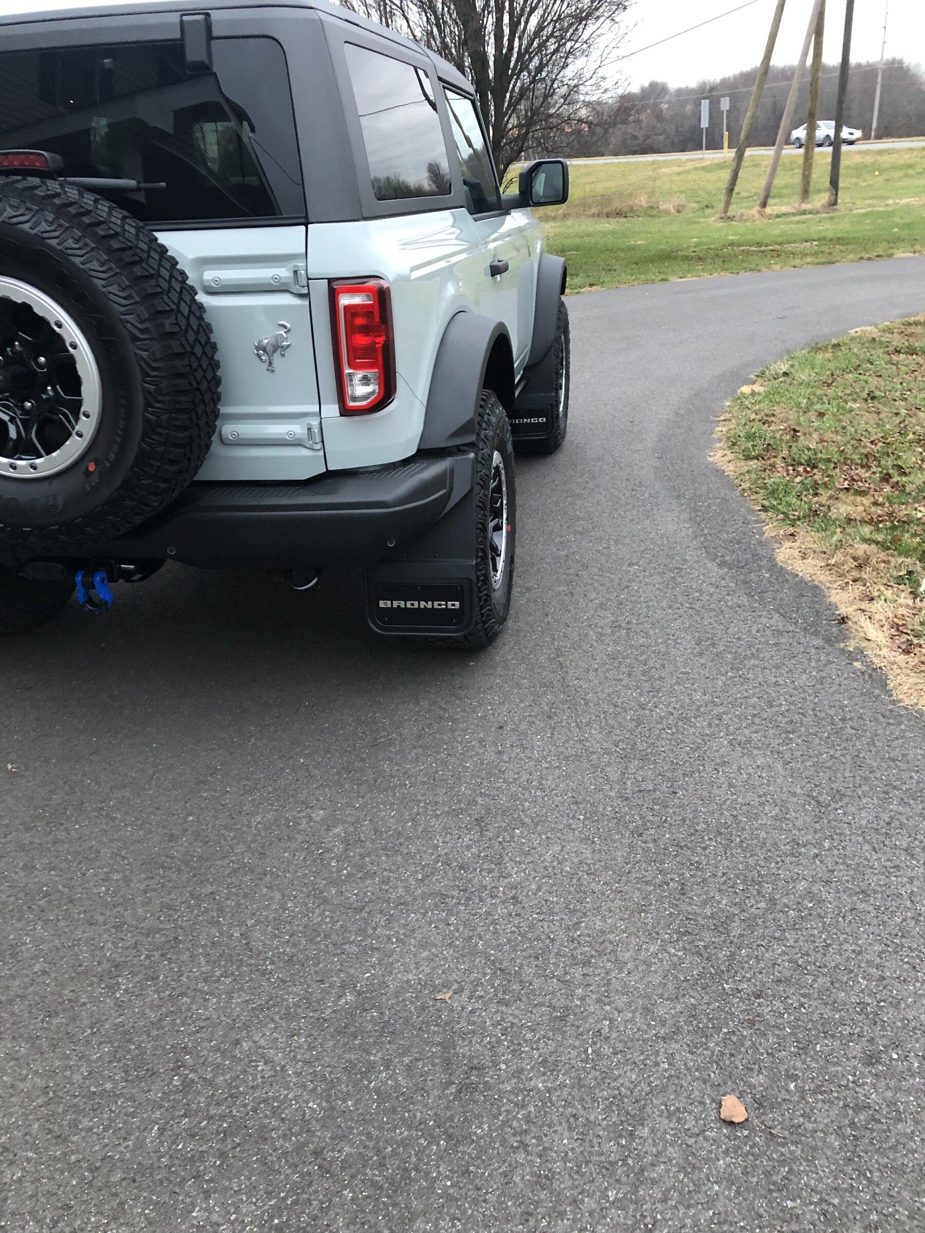 Ford Bronco Ford Gatorback Mudflaps Misinstalled? 861C5C0F-9E1A-4E10-909B-3292D534E785