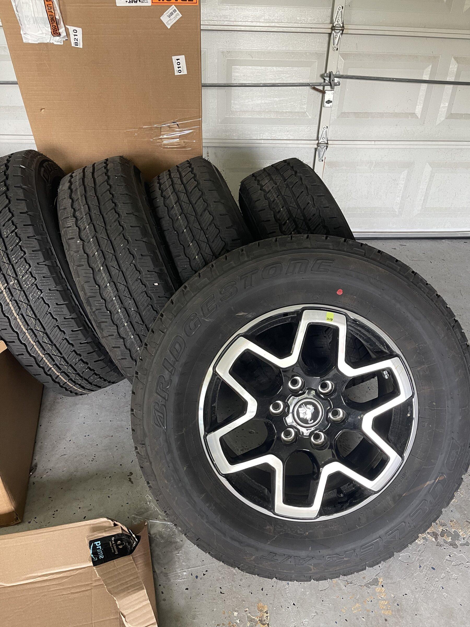 Ford Bronco FS:  Outer Banks Wheels / Tires - 10 Miles 68B83466-91BA-4A4A-861D-717406A2B85B