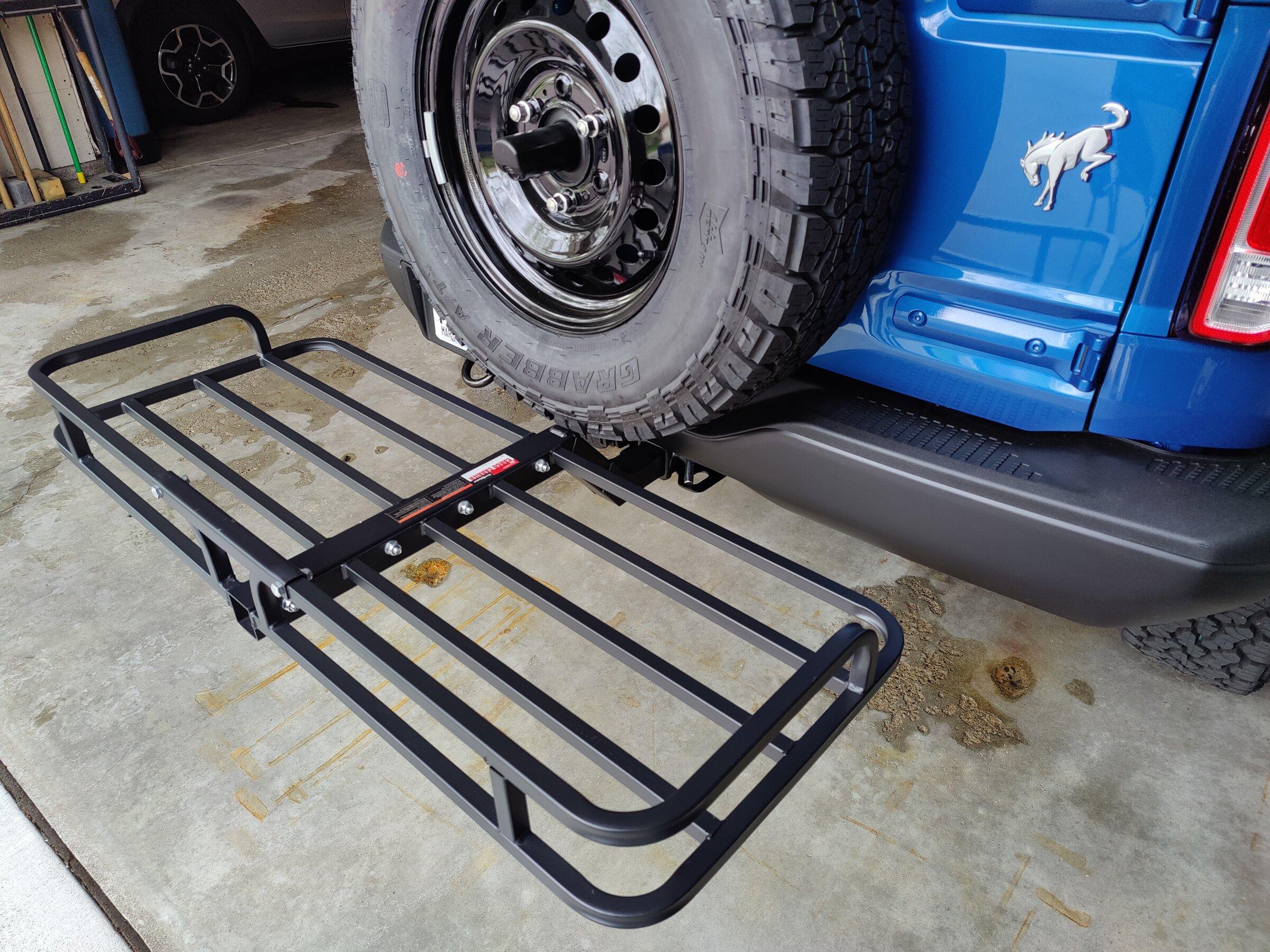 Ford Bronco Small Hitch Rack IMG20220521145206