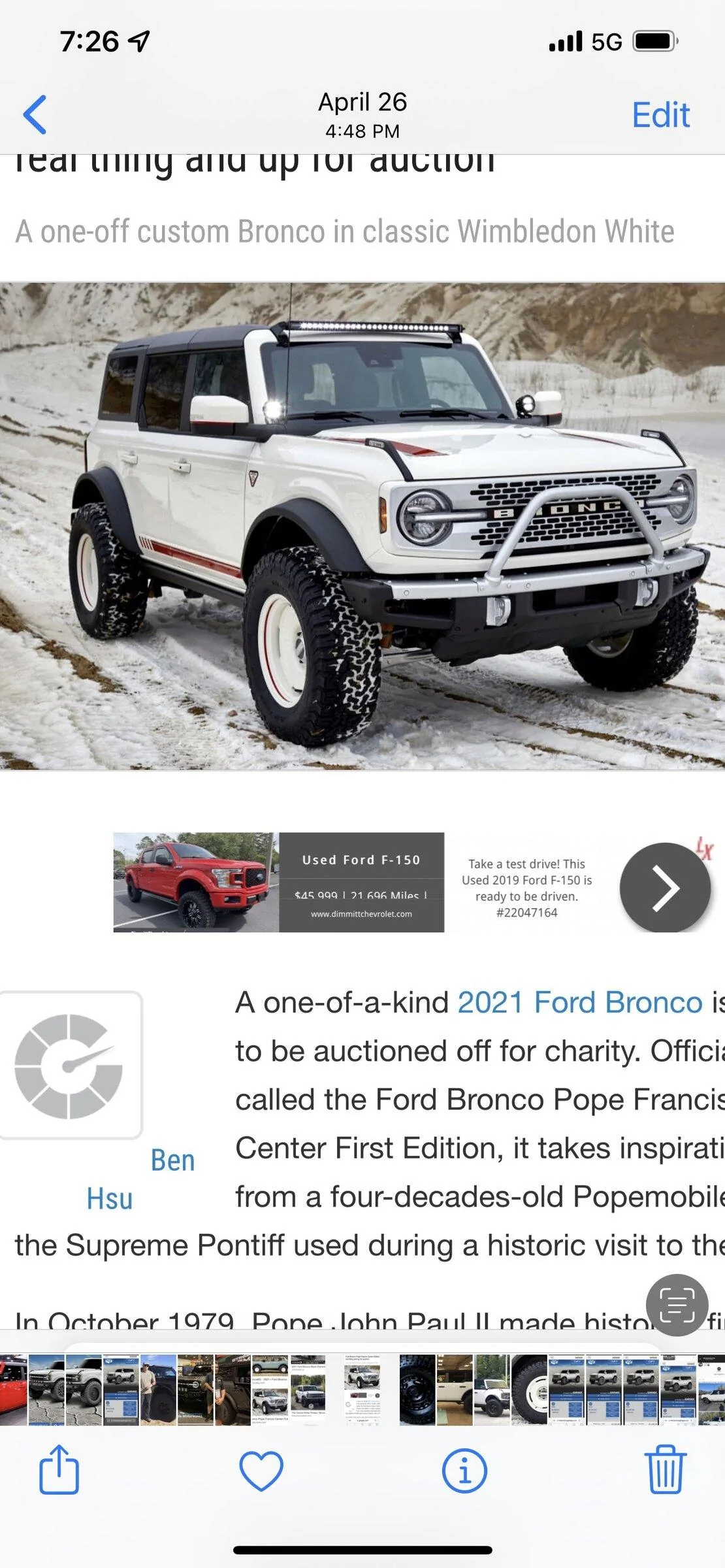 Ford Bronco Retro Bronco 63DA68C9-6D0E-4955-B86A-59E7CAED6E3B