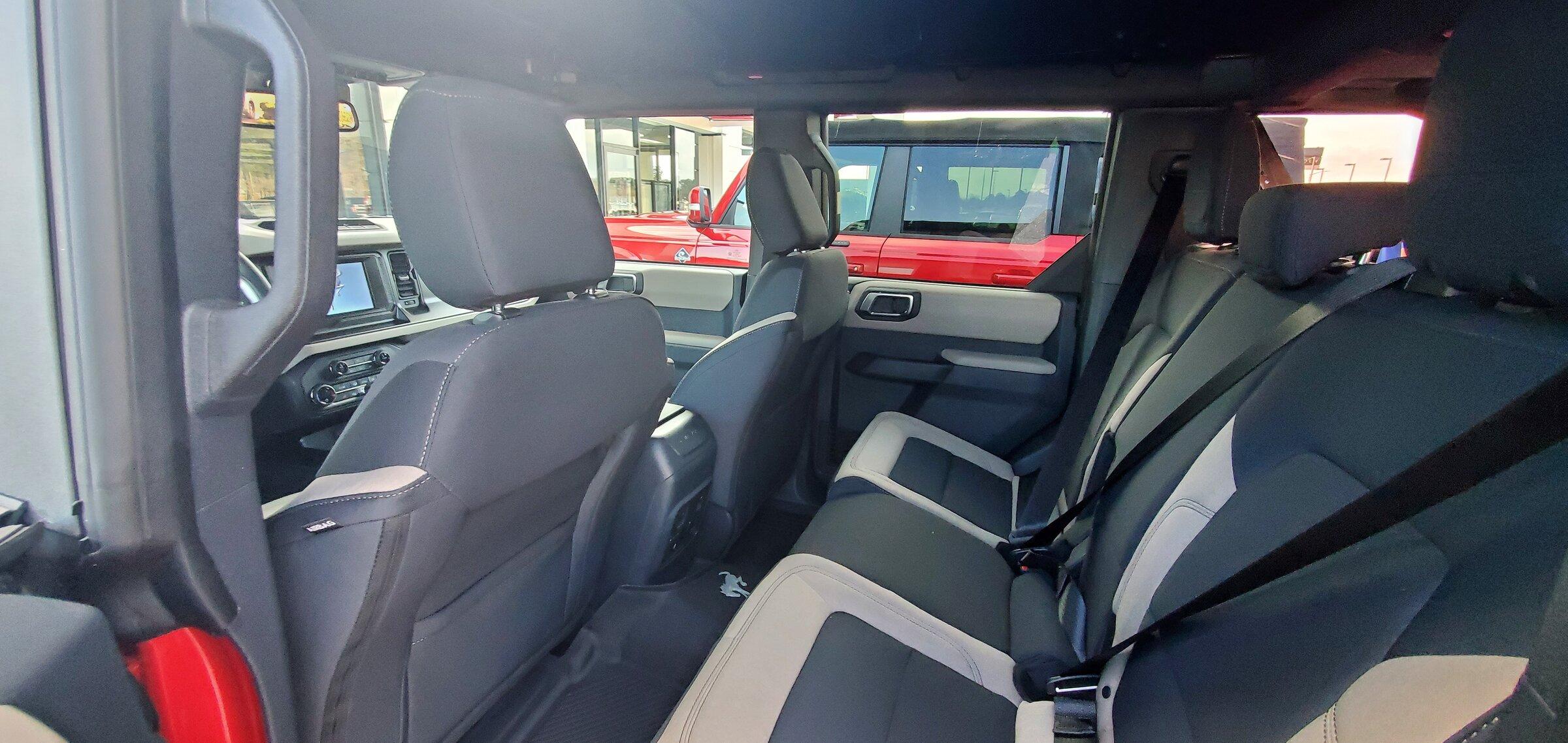 Ford Bronco New PRP seat covers (marine grade vinyl) installed 20211216_150820