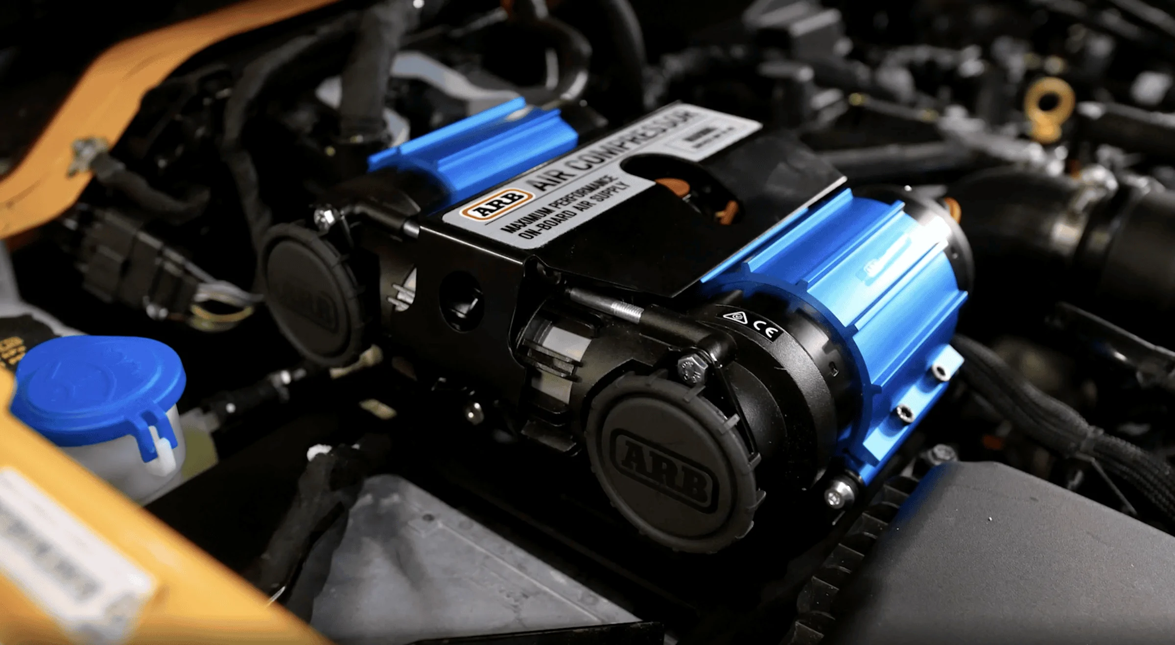 Ford Bronco KR Off-Road ARB Compressor Engine Bay Mount Screen Shot 2022-05-13 at 9.14.26 AM