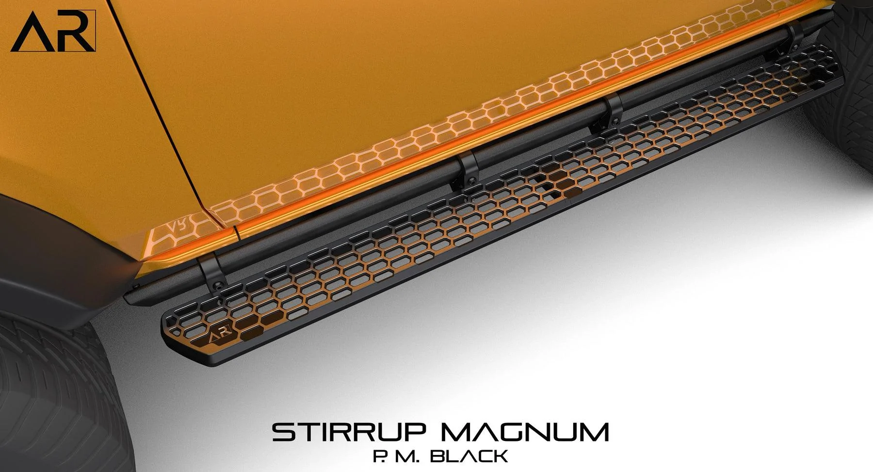 Ford Bronco Sasquatch Steps Stirrup_Magnum_2_Door_Black_3A_1800x1800