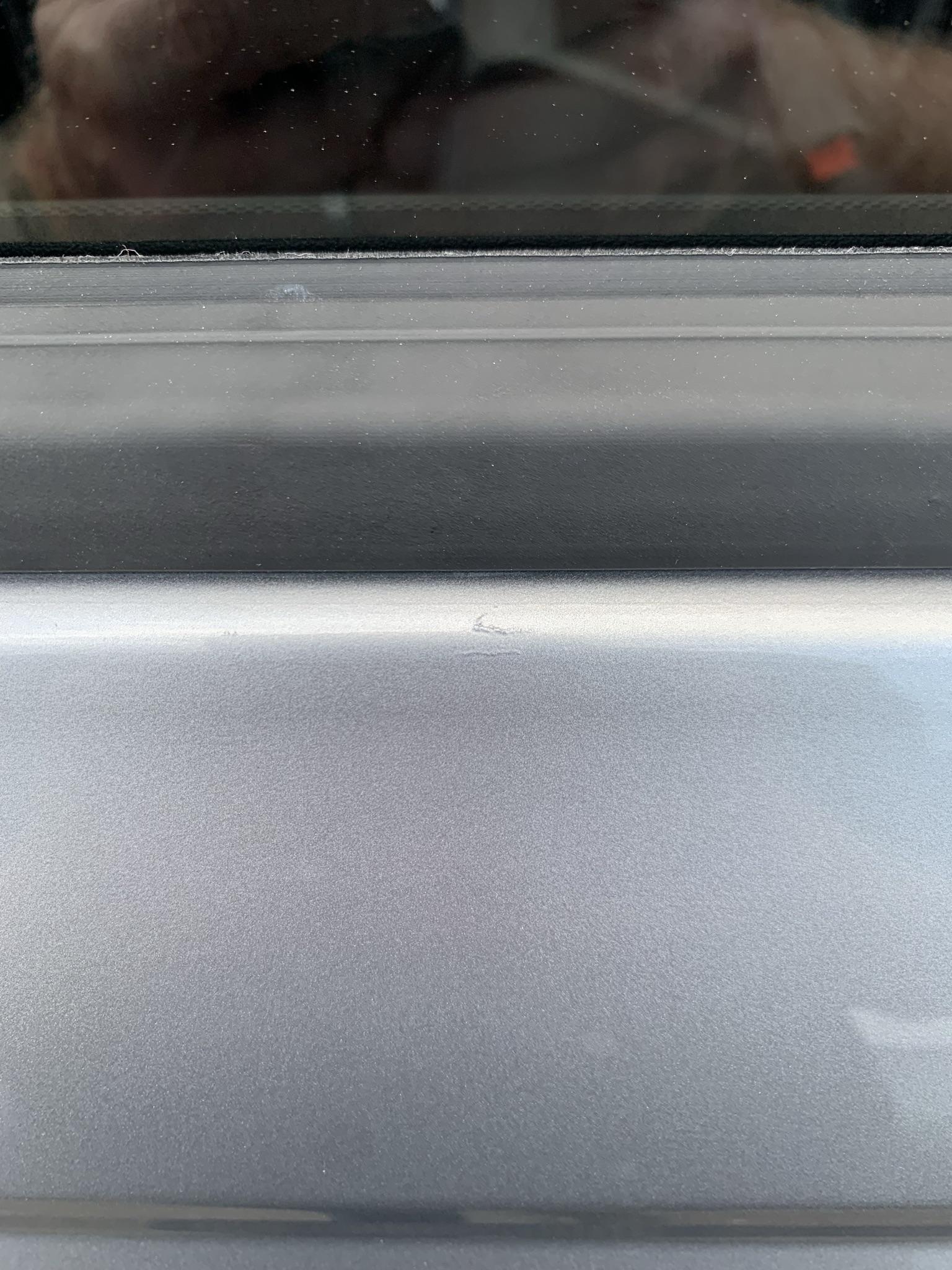 Ford Bronco Very small paint defect found - 897649D8-900F-47CF-8A52-60644982EEE8