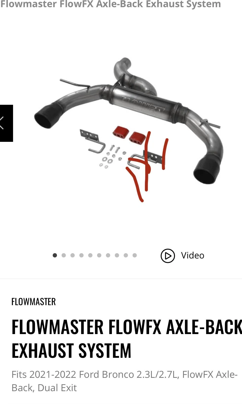 Ford Bronco FLOWMASTER FLOWFX AXLE-BACK EXHAUST SYSTEM 4D35FF56-3F62-4BC0-8CBB-A5F07D66702B
