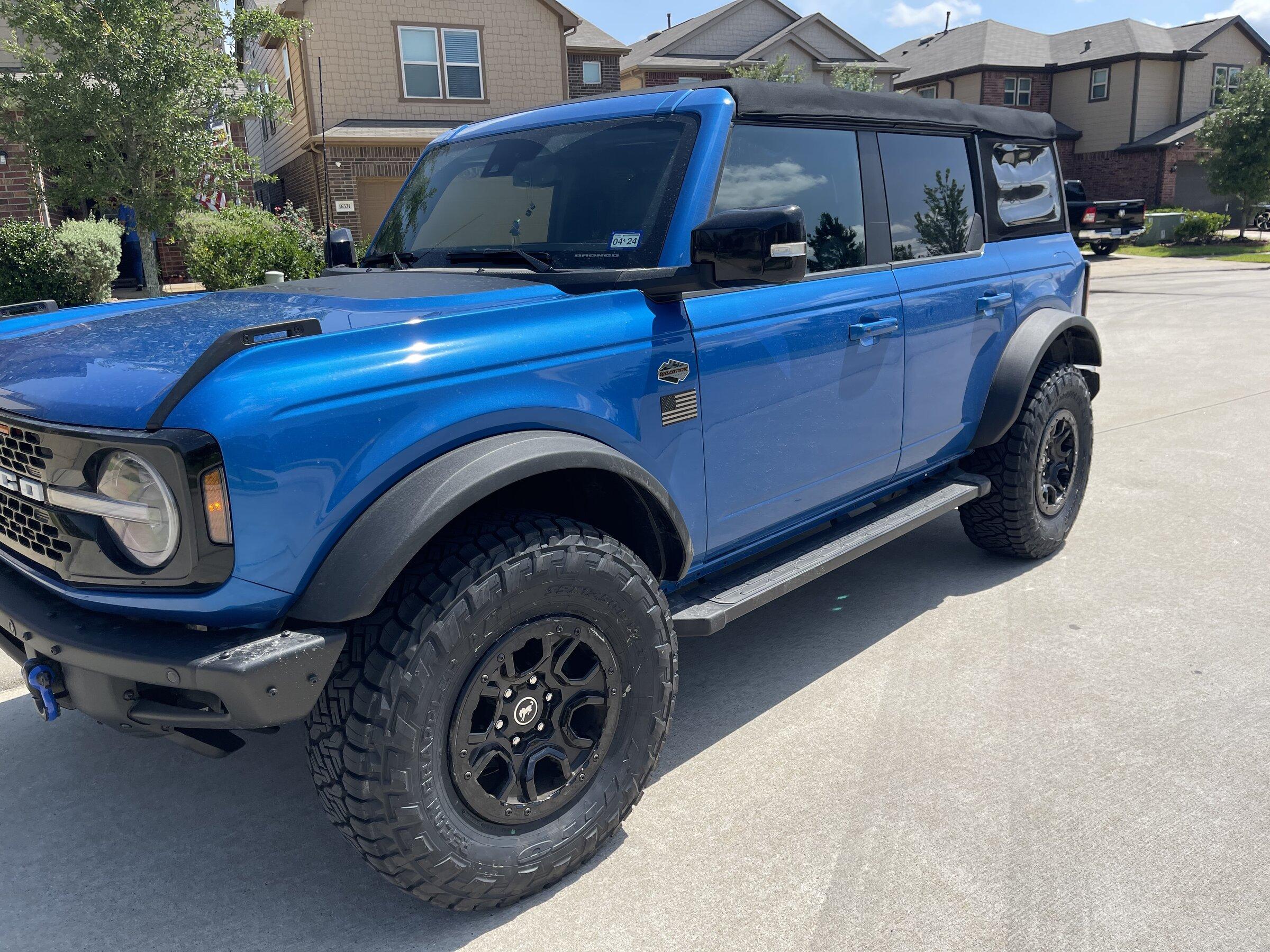 Ford Bronco Show us your installed wheel / tire upgrades here! (Pics) 2A391AF5-9C9B-41A5-91C2-B1D1723E55E8