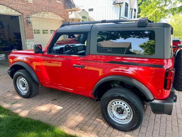 Ford Bronco RACE RED Bronco Club side