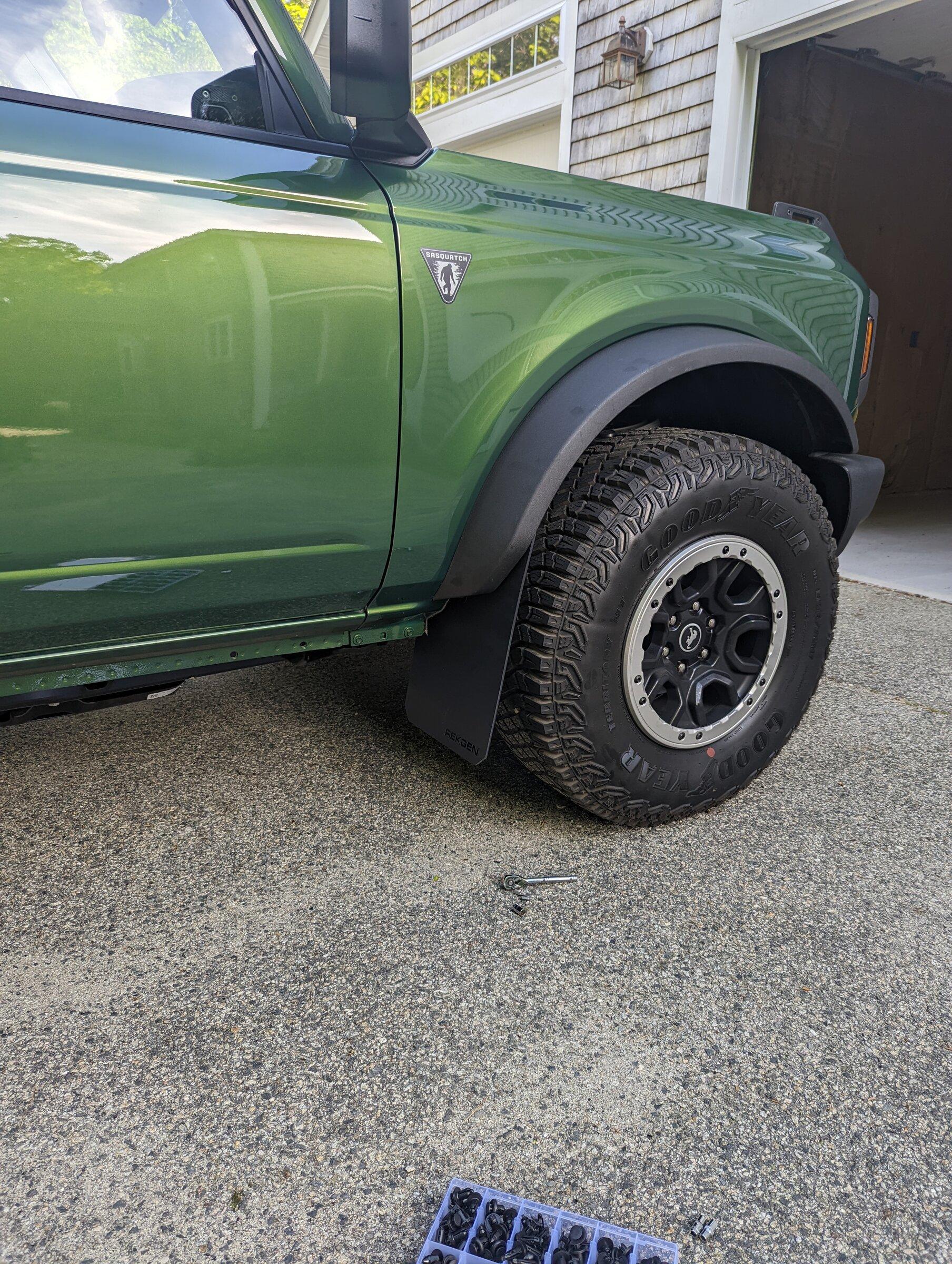 Ford Bronco RekGen mudflaps! PXL_20220525_215842402
