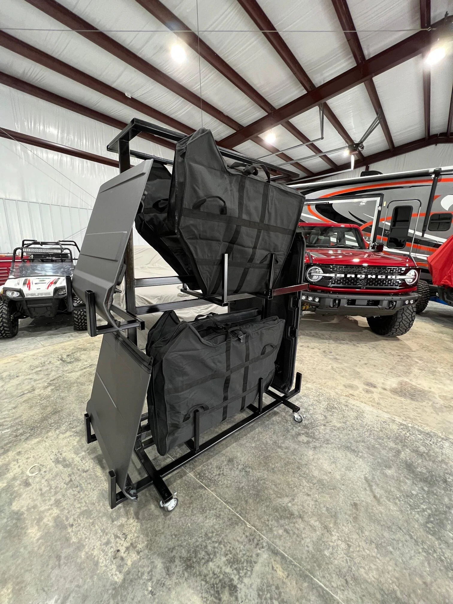 Ford Bronco Roof & Door Storage rack custom build IMG_2289