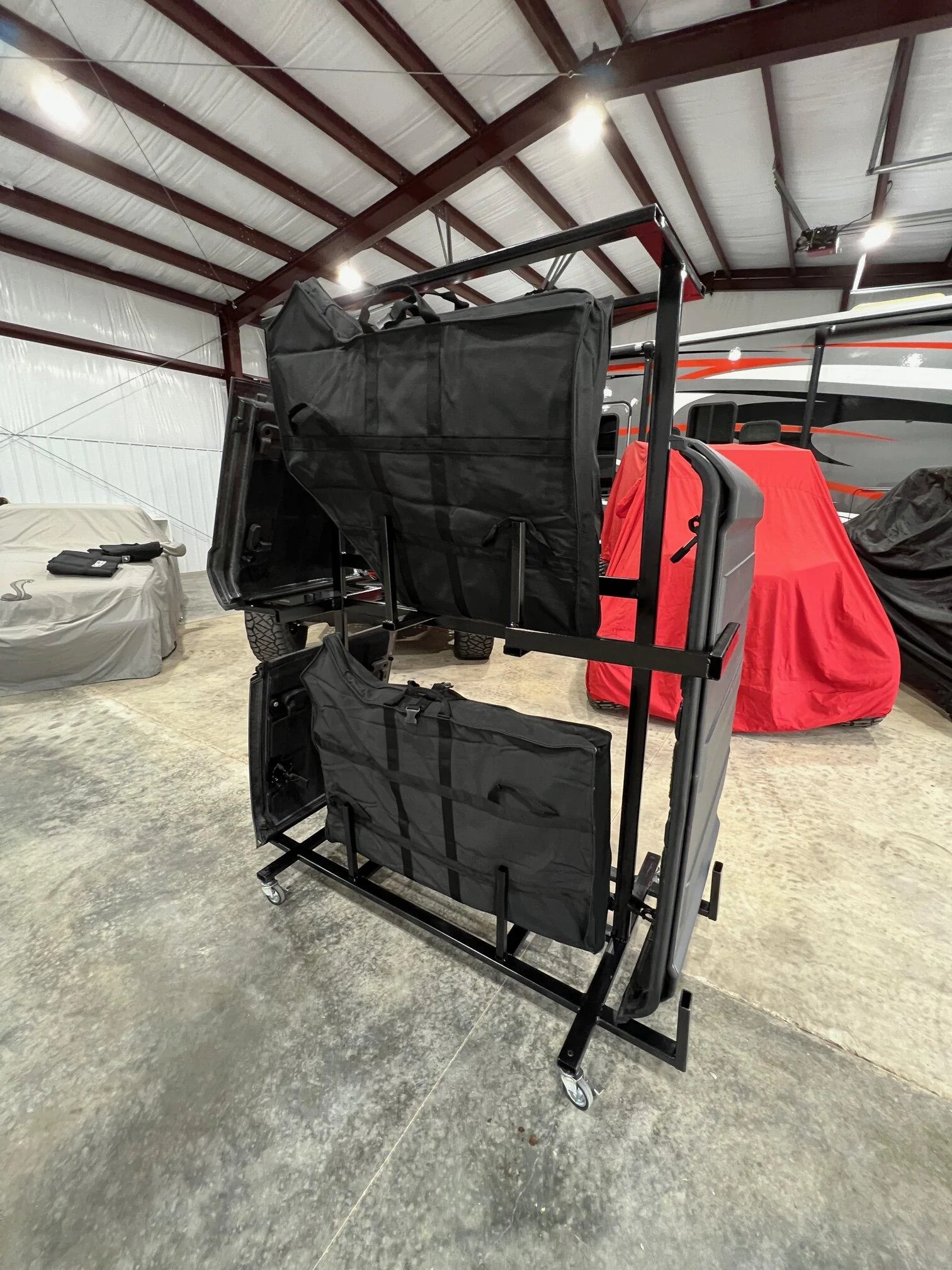 Ford Bronco Roof & Door Storage rack custom build IMG_2286
