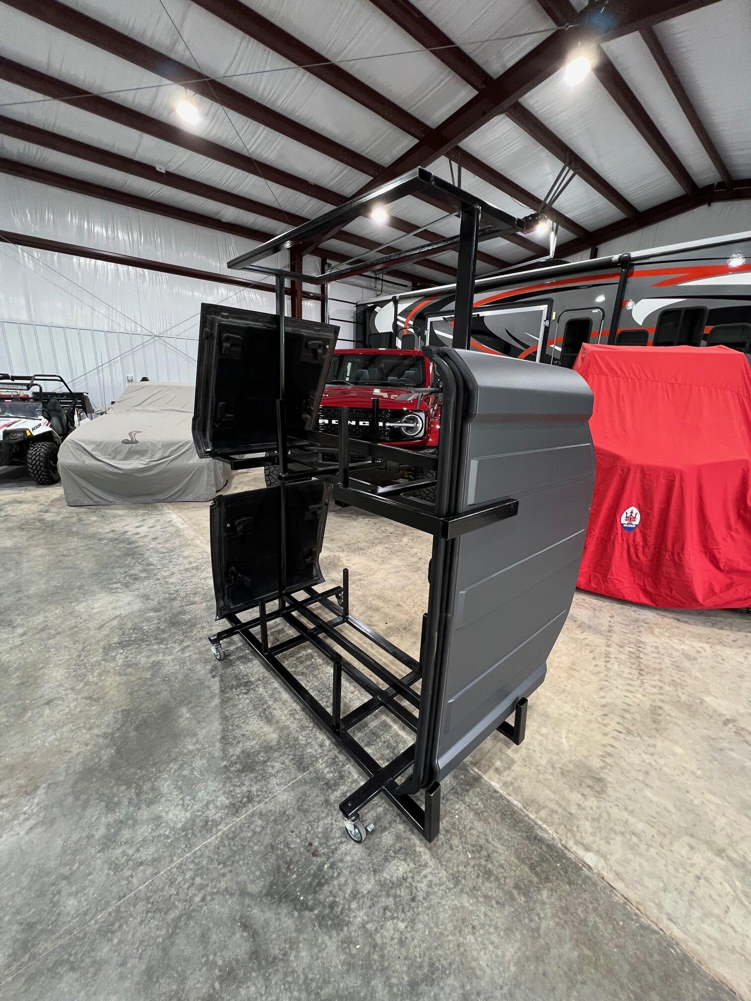Ford Bronco Roof & Door Storage rack custom build IMG_2284 (1)