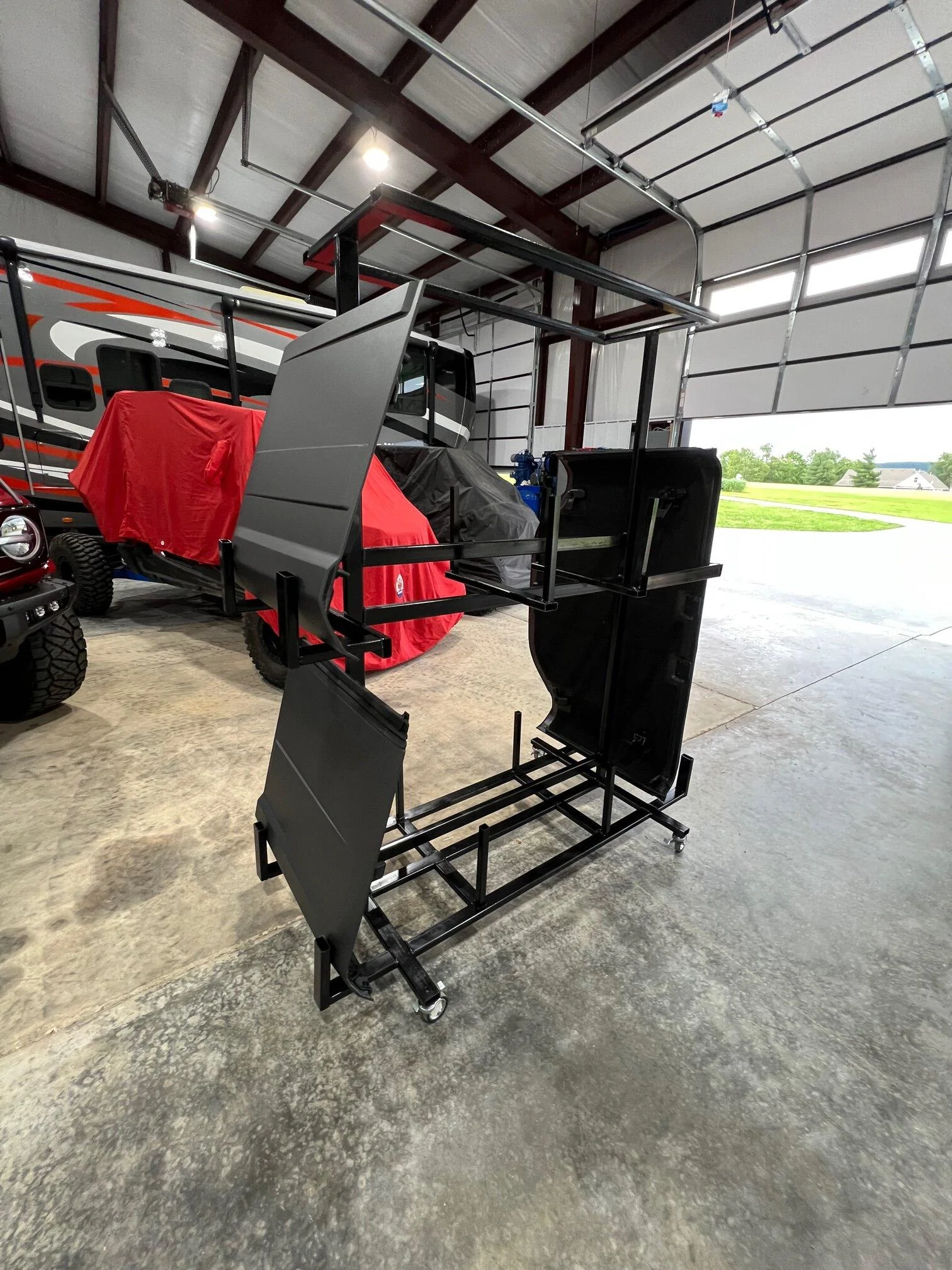 Ford Bronco Roof & Door Storage rack custom build IMG_2283