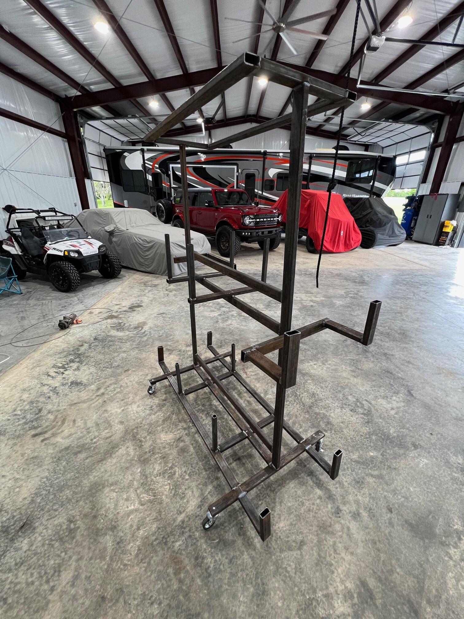 Ford Bronco Roof & Door Storage rack custom build IMG_2281
