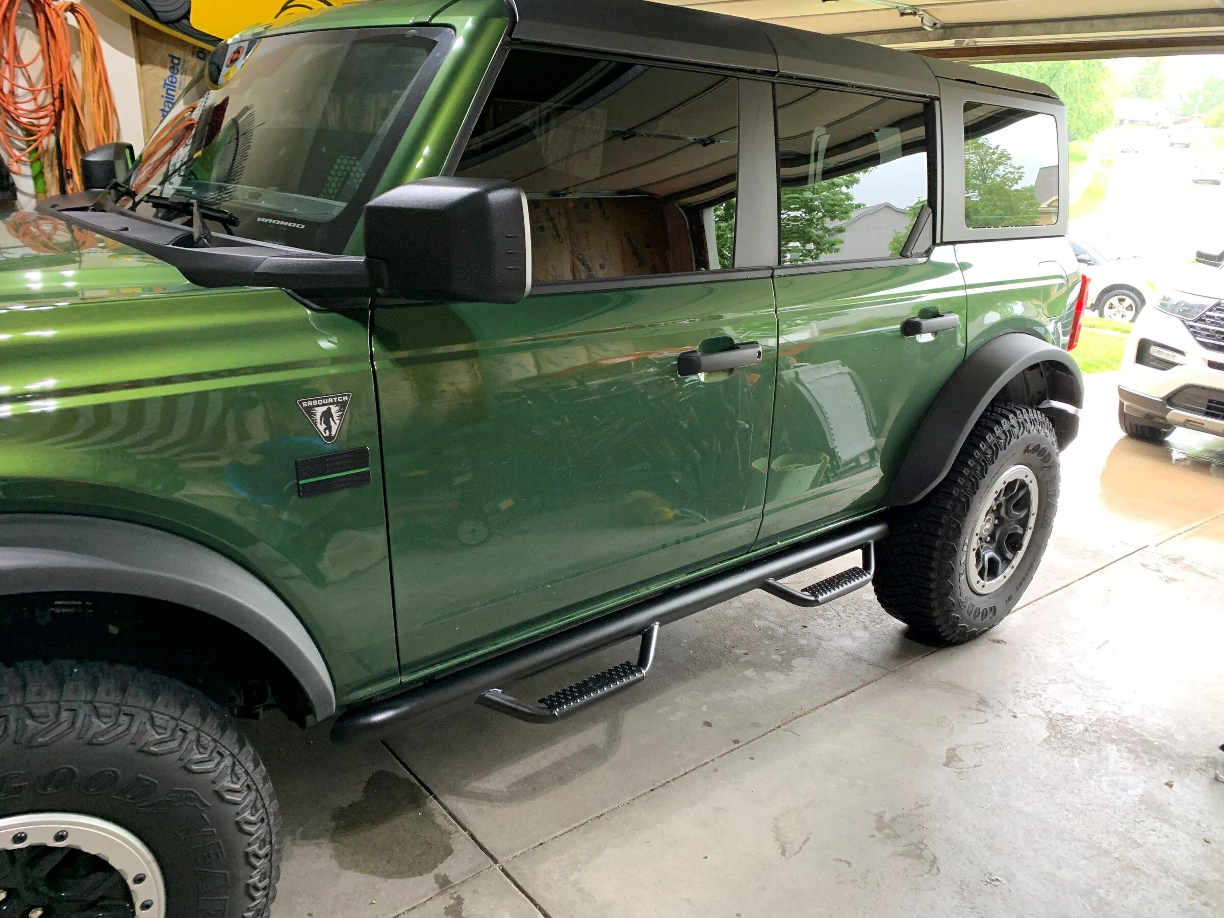 Ford Bronco ERUPTION GREEN Bronco Club Nfab Steps